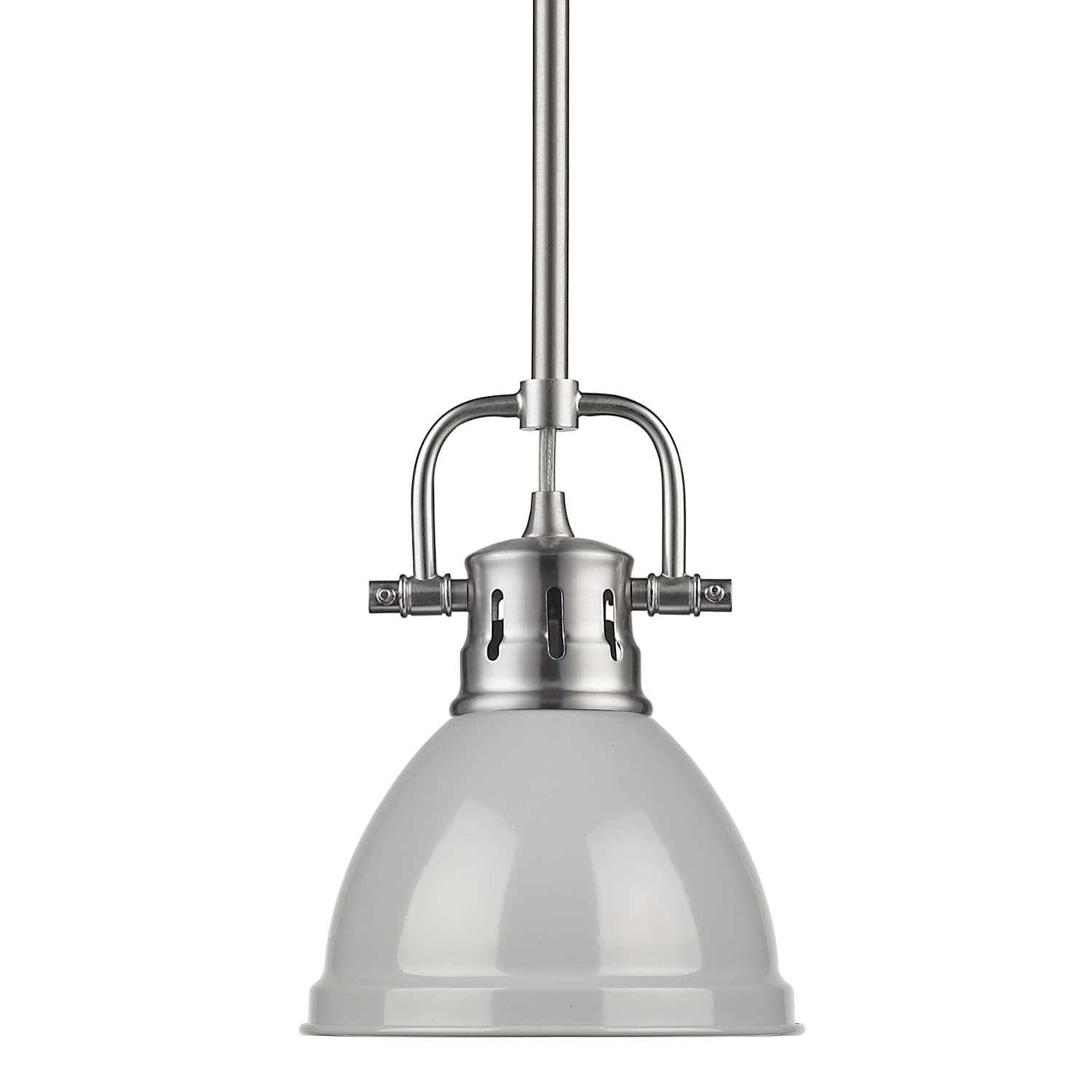 Golden Lighting 3604-M1L PW-GY Pendant-Lights - View #2