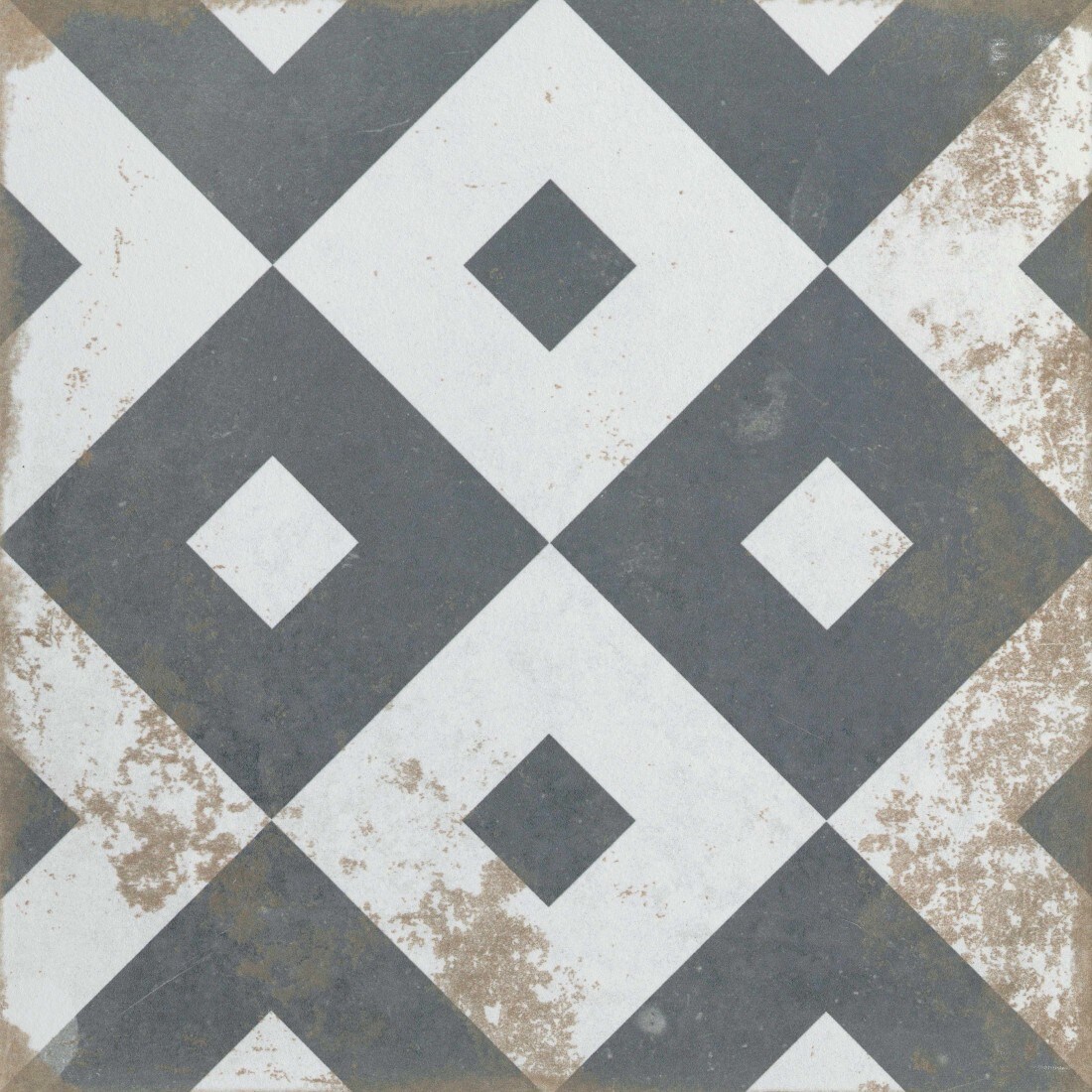 Emser F36RHAPAR1313 Rhapsody 9-Pack Argyle 13-in x 13-in Matte Porcelain Patterned Floor and Wall Tile