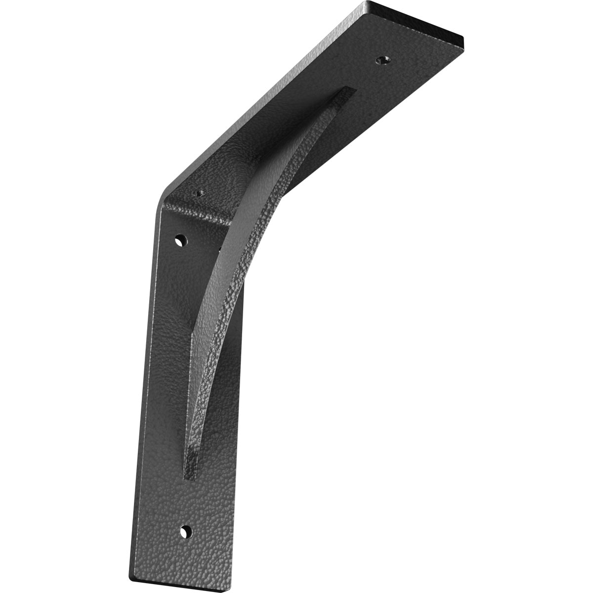 Ekena Millwork BKTM02X08X08LEHSV Legacy 8-in x 2-in x 8-in Gray Steel Countertop support bracket