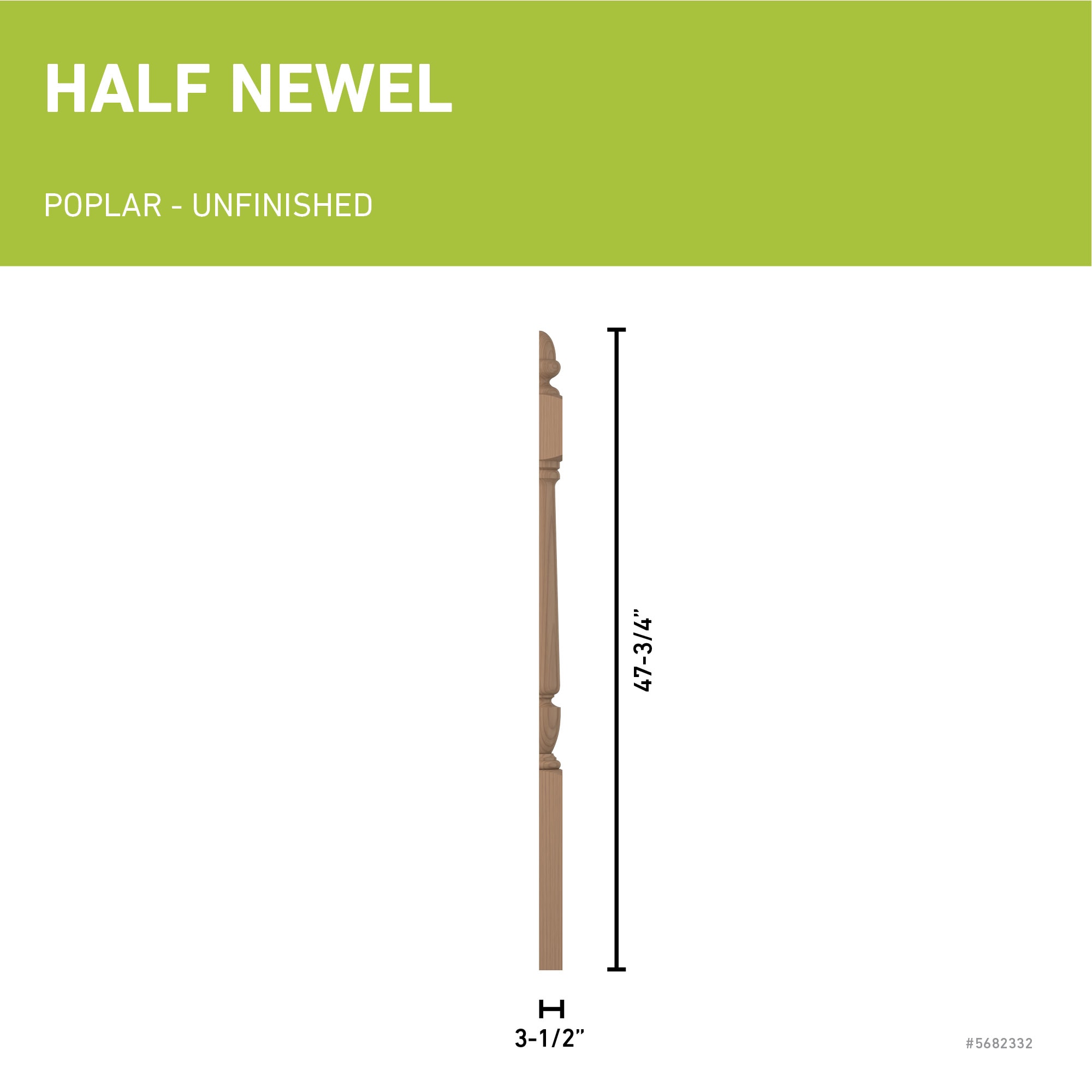 L.J. Smith Stair Systems LJP-3040 1-2-P Interior-Stairpart-Newel-Posts - View #3