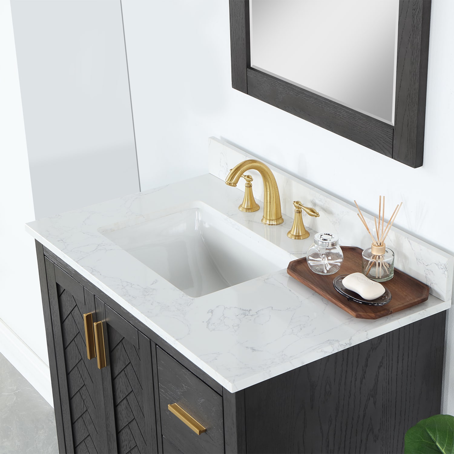 Altair 543036-BN-GW Bath-Vanity-Combo - View #3