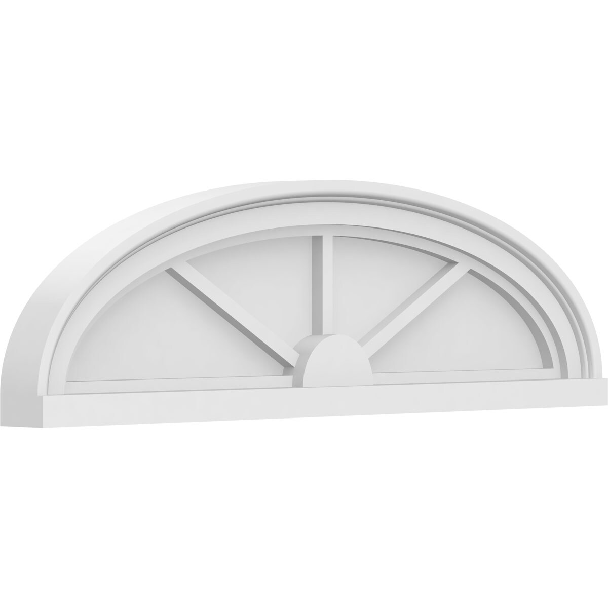 Ekena Millwork PEDPS028X080ELL03 28-in W x 8-in L PVC Pediment