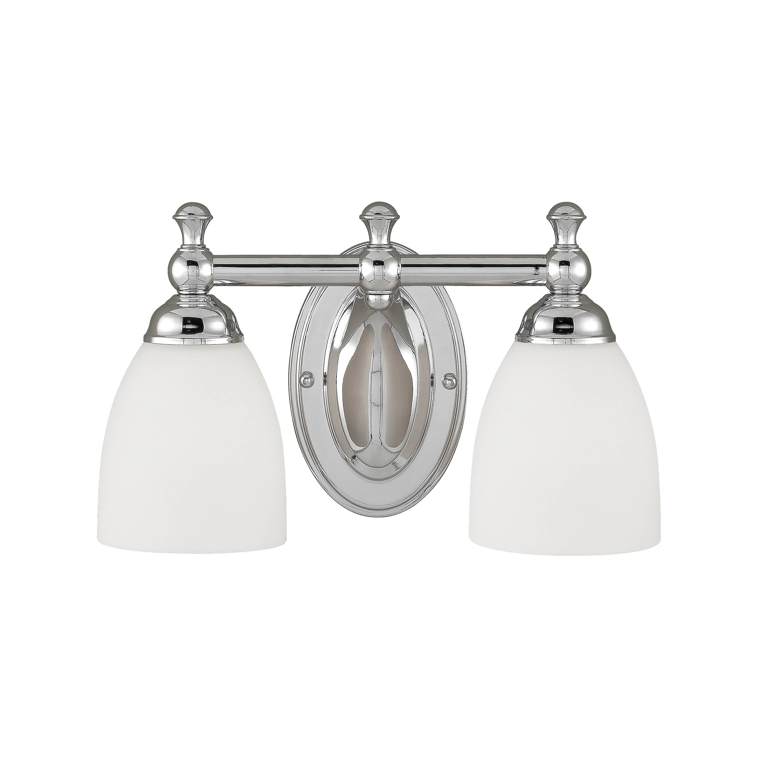 Millennium Lighting 2-Light Chrome Traditional Vanity Light at Lowes.com