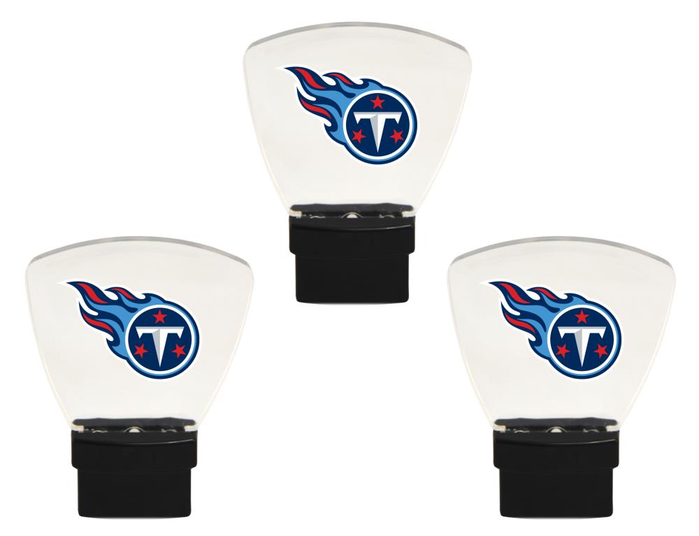 Authentic Street Signs Tennessee Titans 3-Pack Night Lights LED Auto On/Off  Night Light in the Night Lights department at