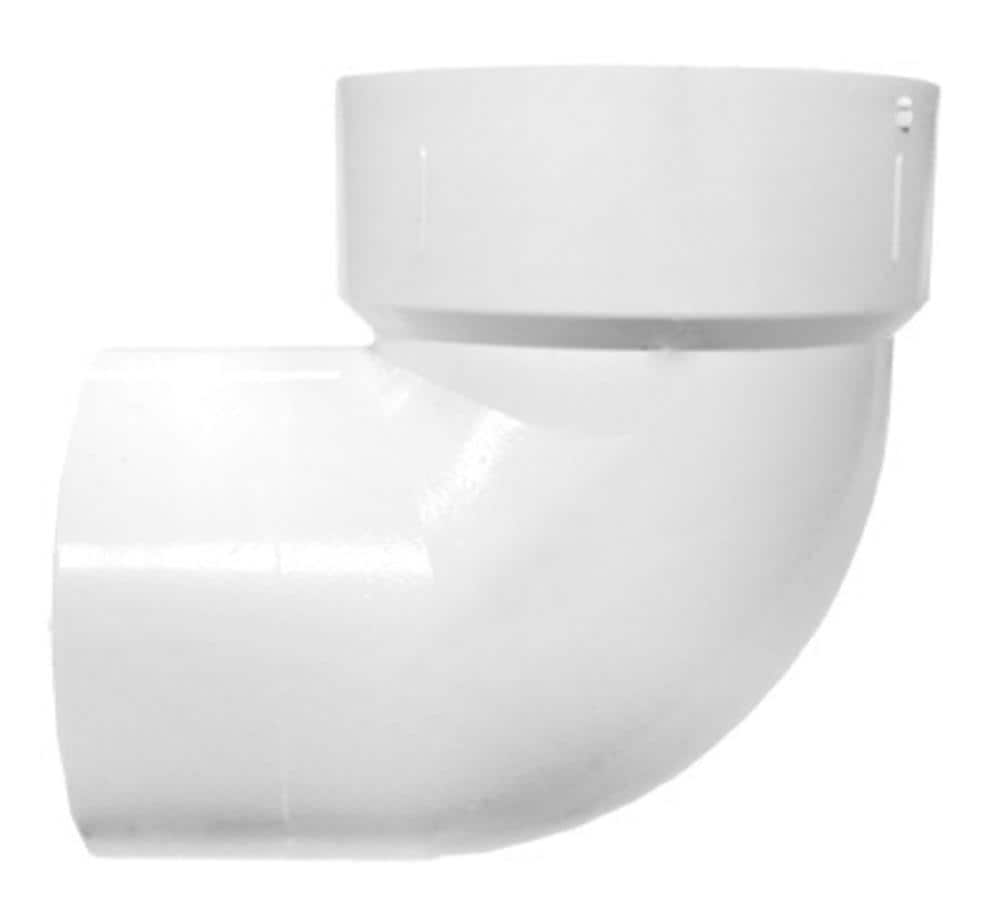 2-in Dia 90-Degree PVC Vent Elbow Fitting for Residential and Commercial Plumbing Applications | - LASCO D333-020RMC