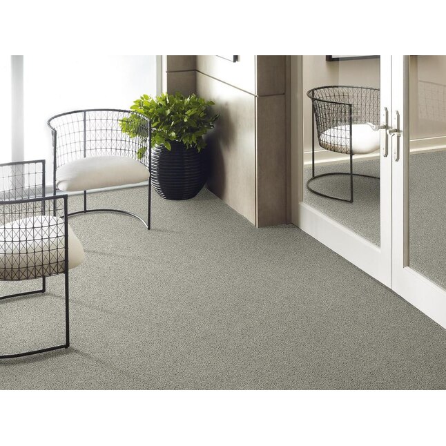 Shaw Floorigami Plume Perfect Night Owl DIY Carpet 4-Pack 24-in Night Owl Shag/Frieze Peel-and-Stick Carpet Tile Shaw Floorigami Plume Perfect Night Owl DIY Carpet 4-Pack 24-in Night Owl Shag/Frieze Peel-and-Stick Carpet Tile