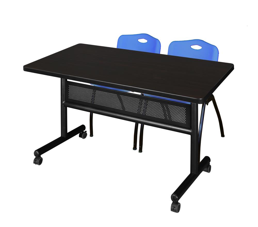 Regency MKFTM4830MW47BE Training Brown 4-Person Training Table (48-in W x 29-in H)