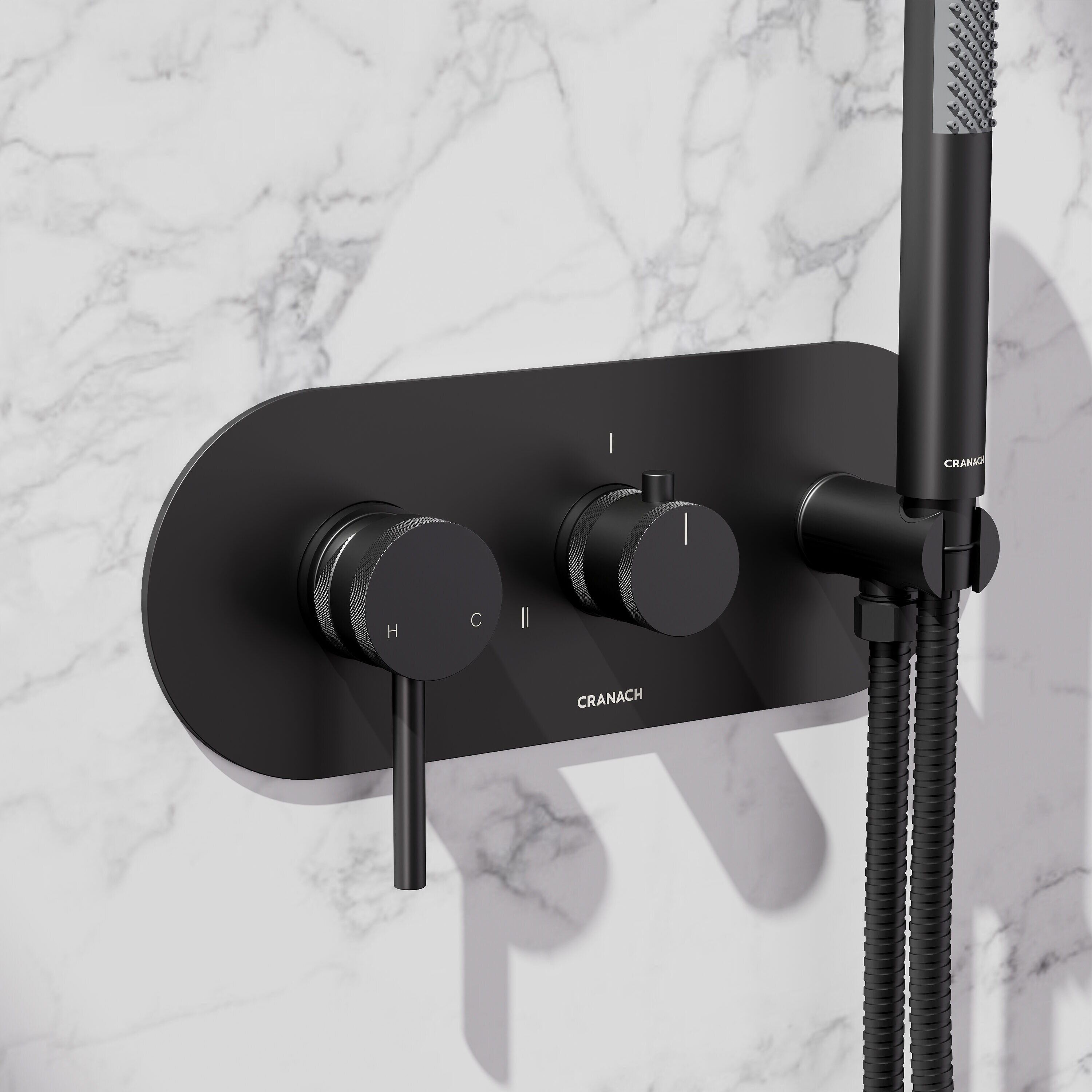 CRANACH C04.AN07.MB Showerhead-Bar-Panels - View #7