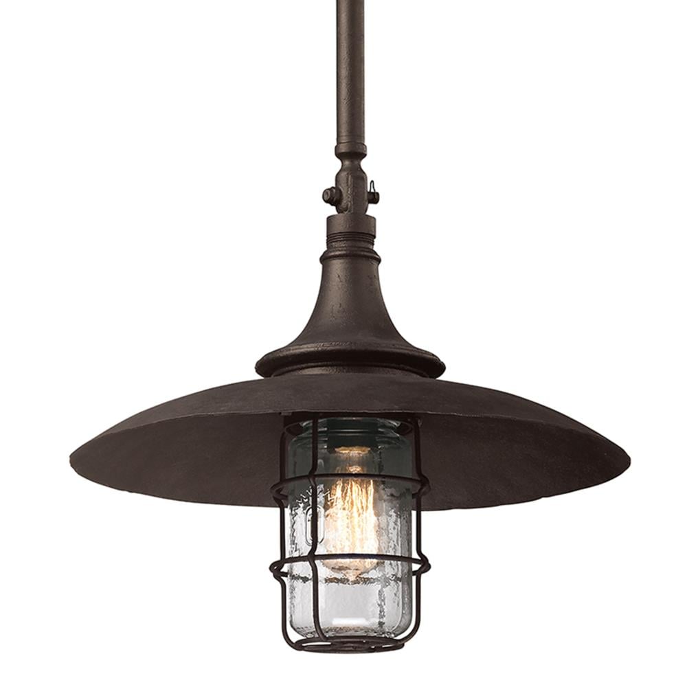 Troy Lighting F3229 Allegheny 100-Light Centennial Rust Transitional Geometric Hanging Pendant Light