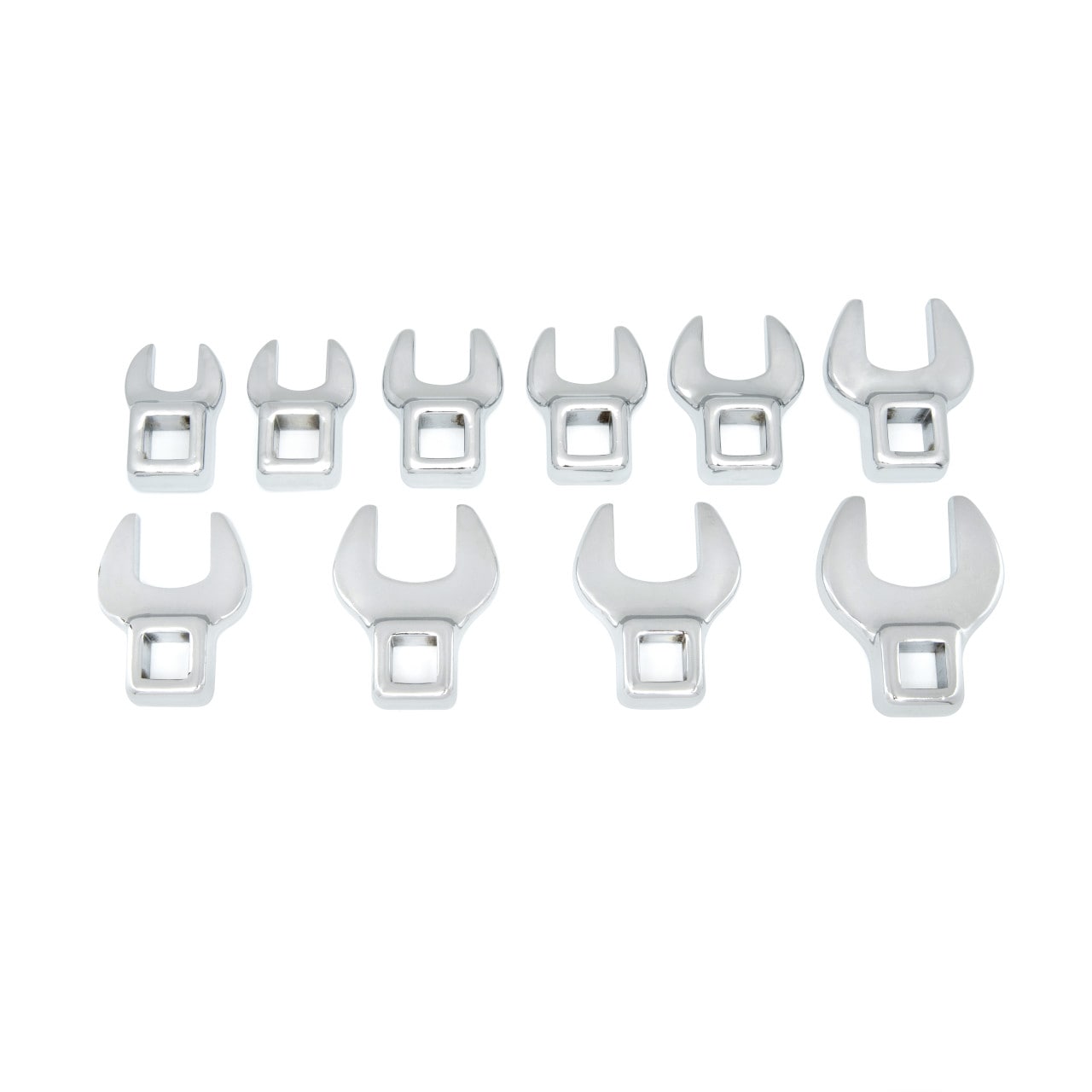 GEARWRENCH 10 -Piece Set 6-point Metric Crowfoot Open end Wrench (no case)