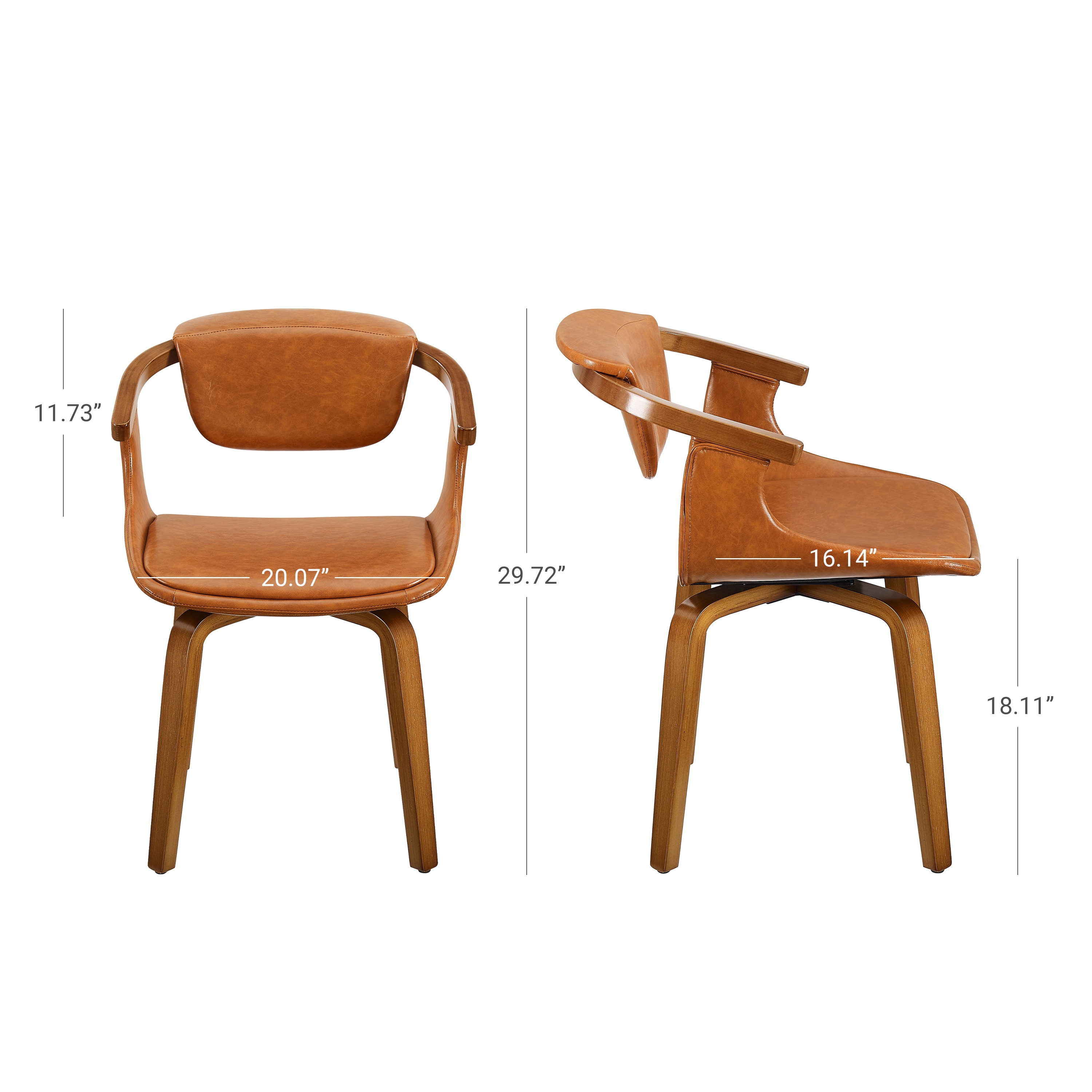 Art Leon CC028-BROWN chairs - View #7