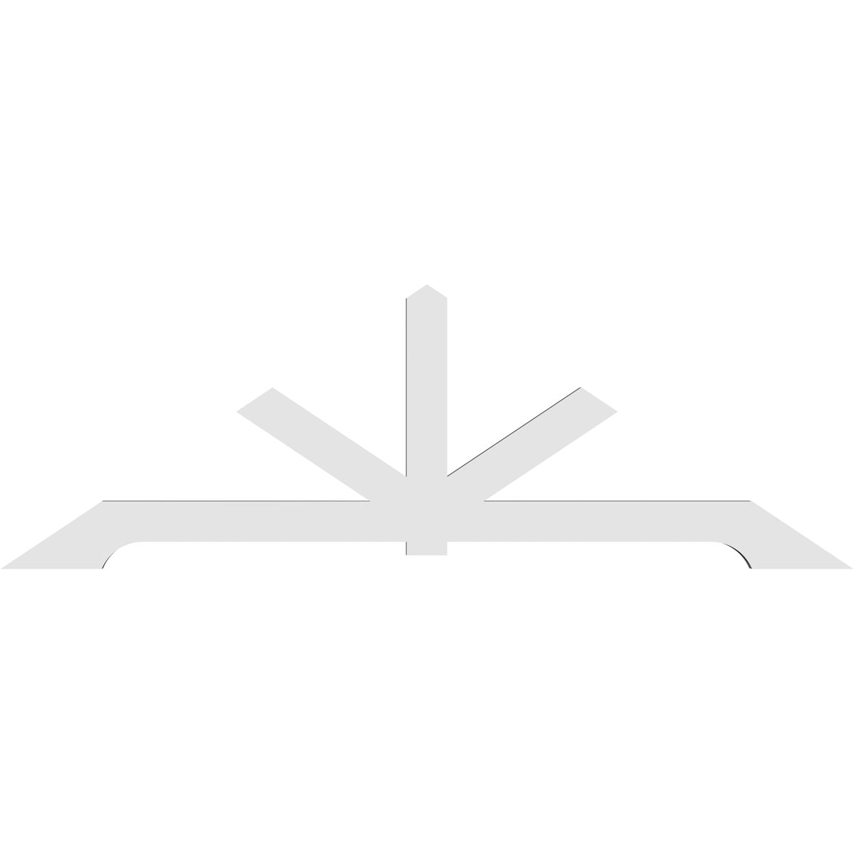 Ekena Millwork GBP084X28X0204VAN00 Exterior-Brackets-Braces - View #4