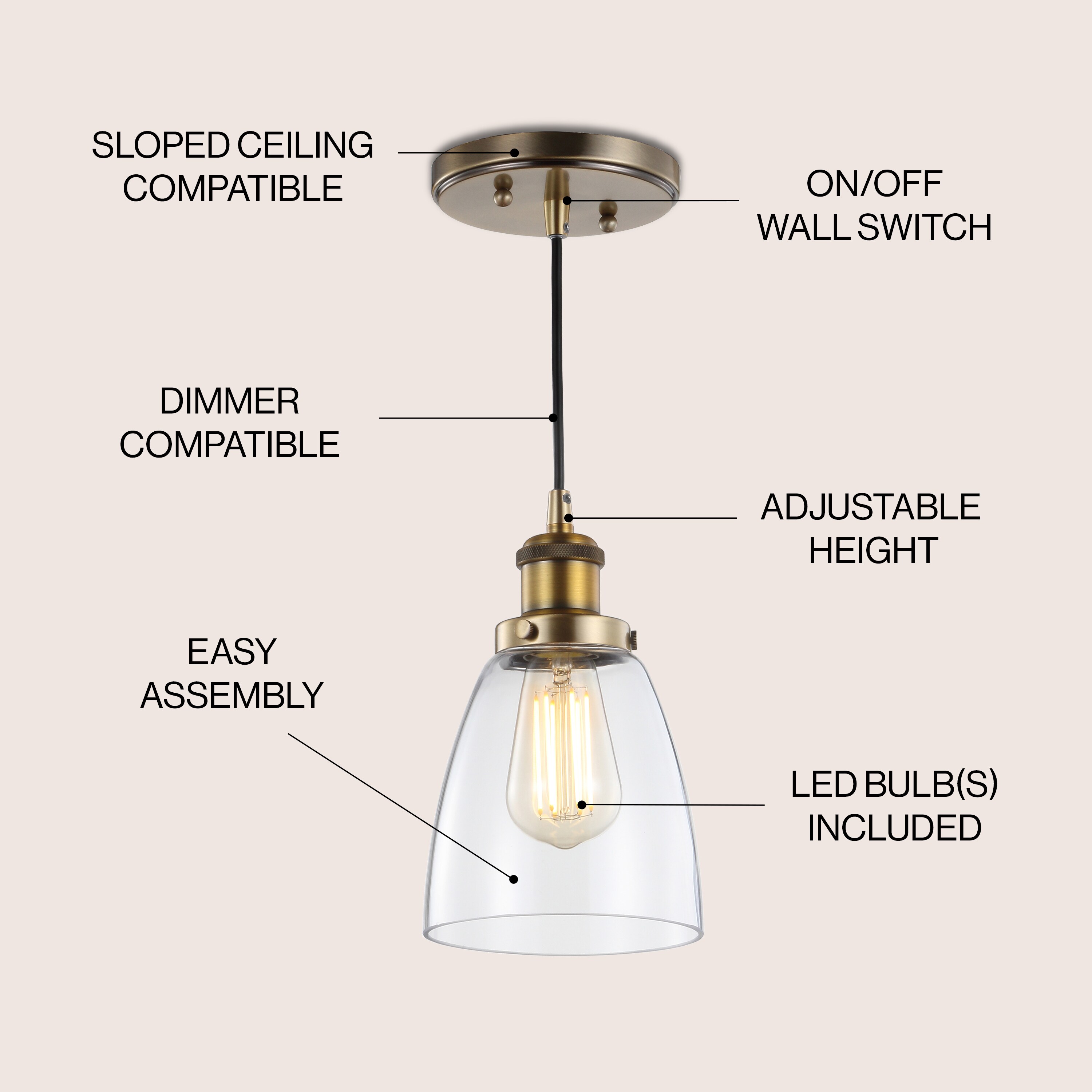 JONATHAN  Y JYL3518B Pendant-Lights - View #3