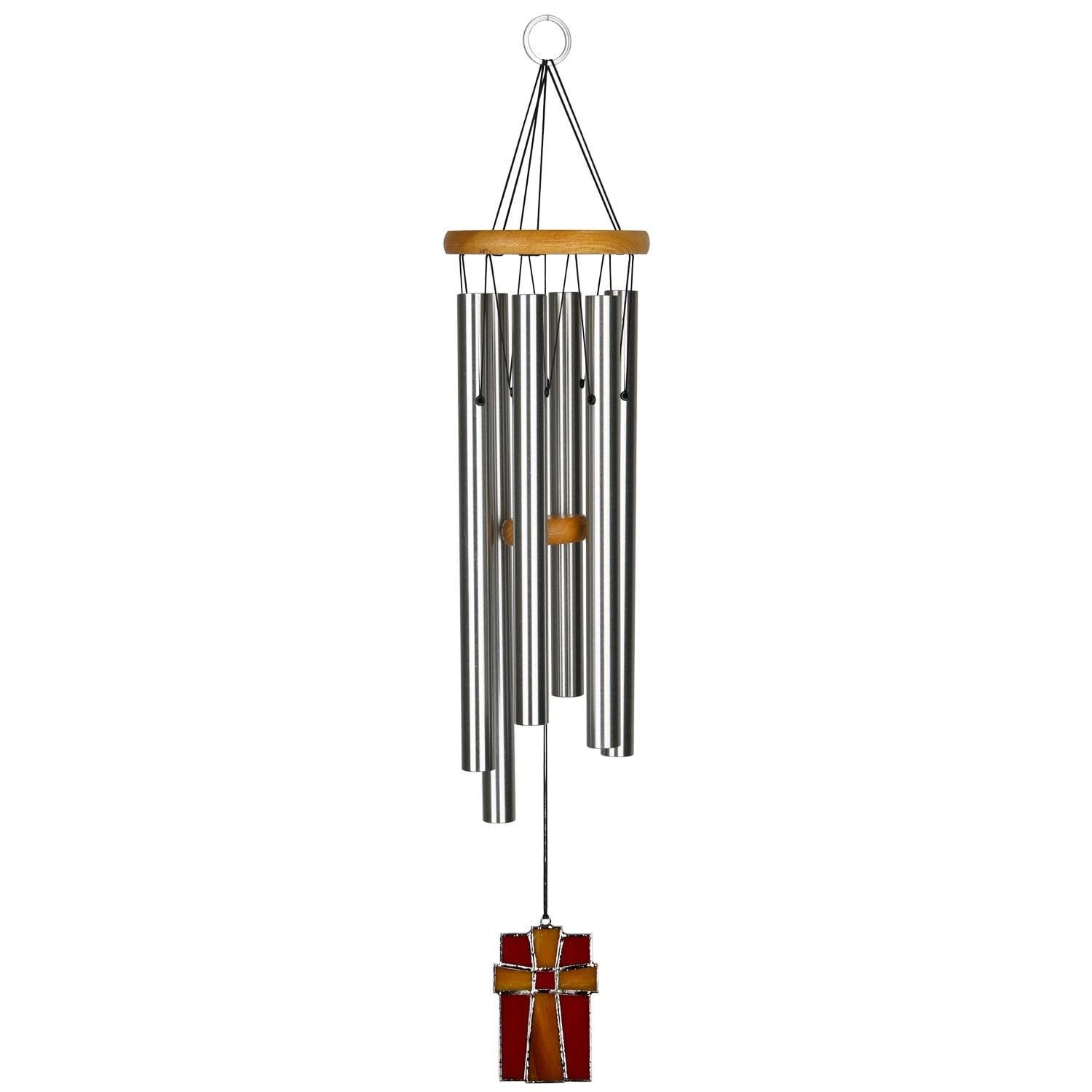 Woodstock Chimes AGS 28-Inches Silver Metal Wind Chime