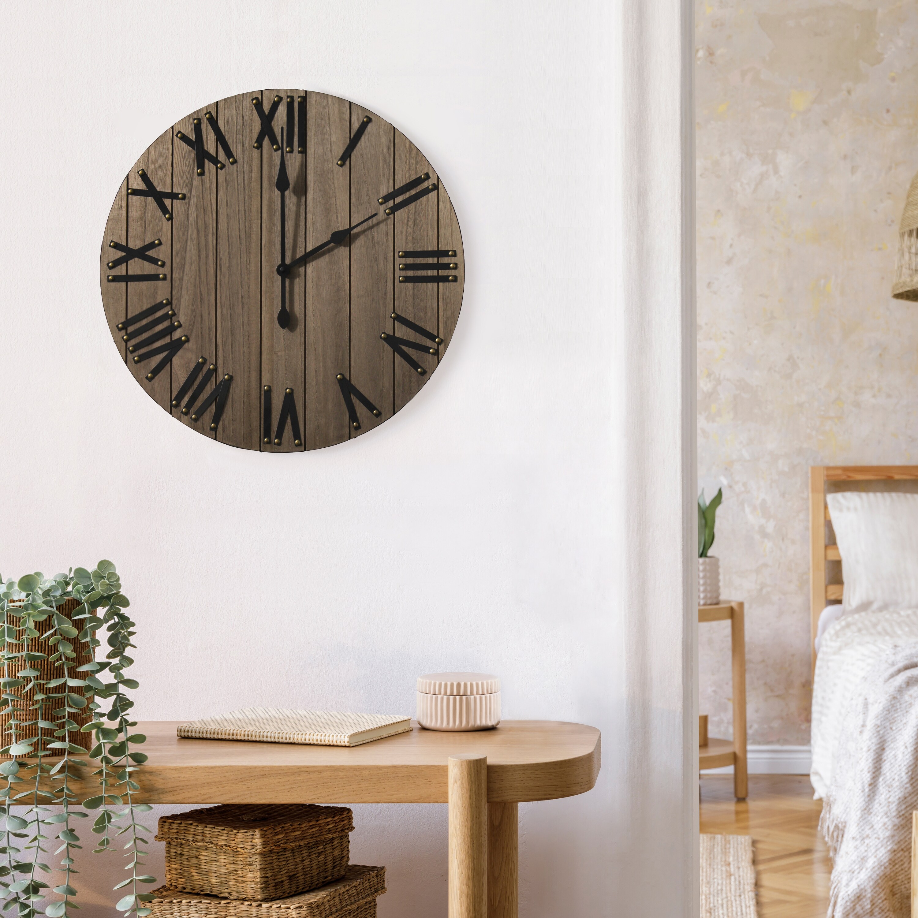 Elegant Designs HG2004-RWD Indoor-Outdoor-Clocks - View #4
