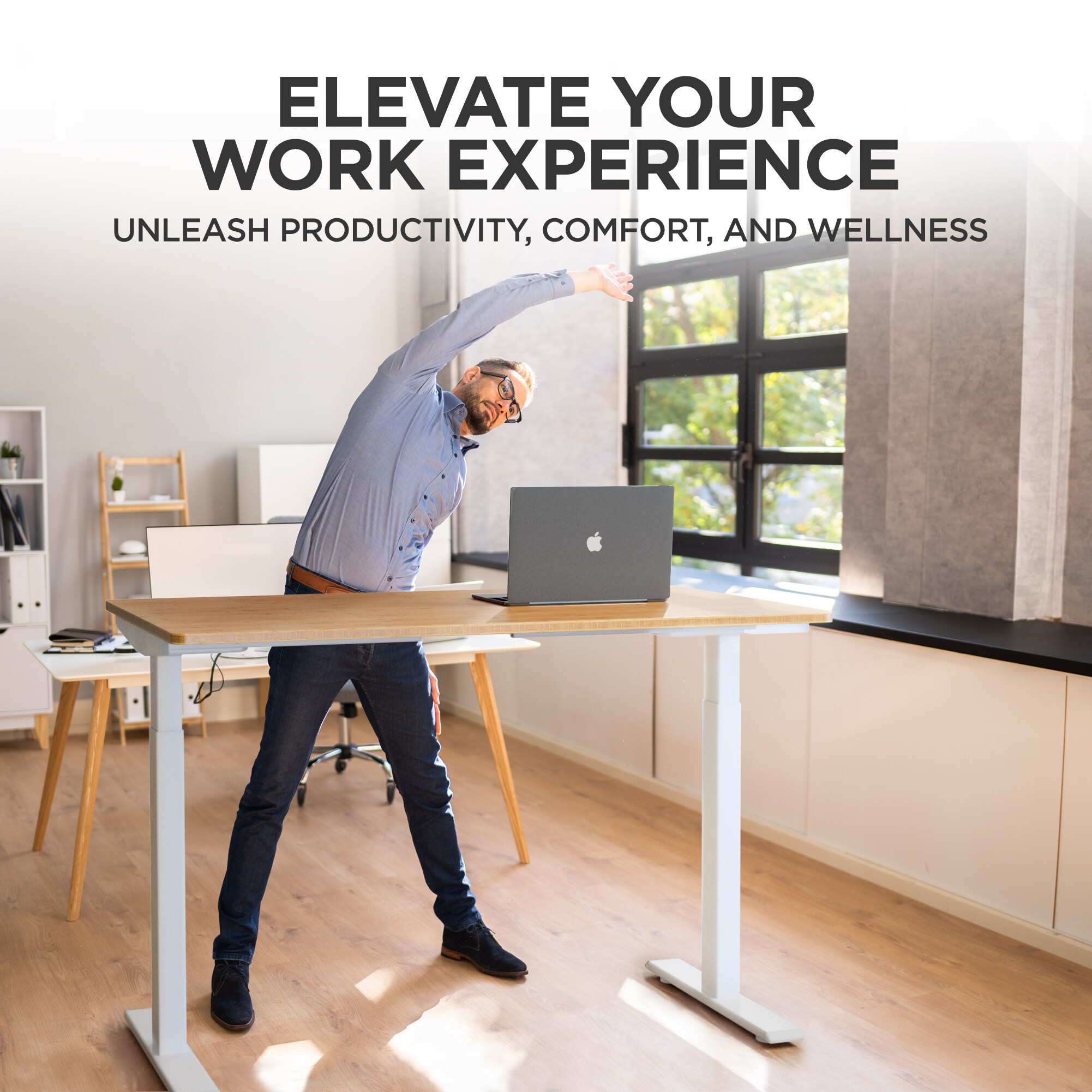 Uncaged Ergonomics RUWB desks - View #3
