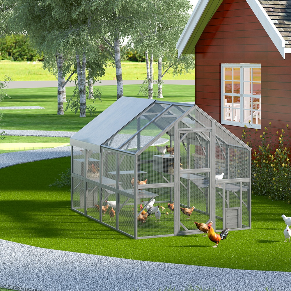 Homsee C-KF150158-05-AB Chicken-Coops-Rabbit-Hutches - View #6