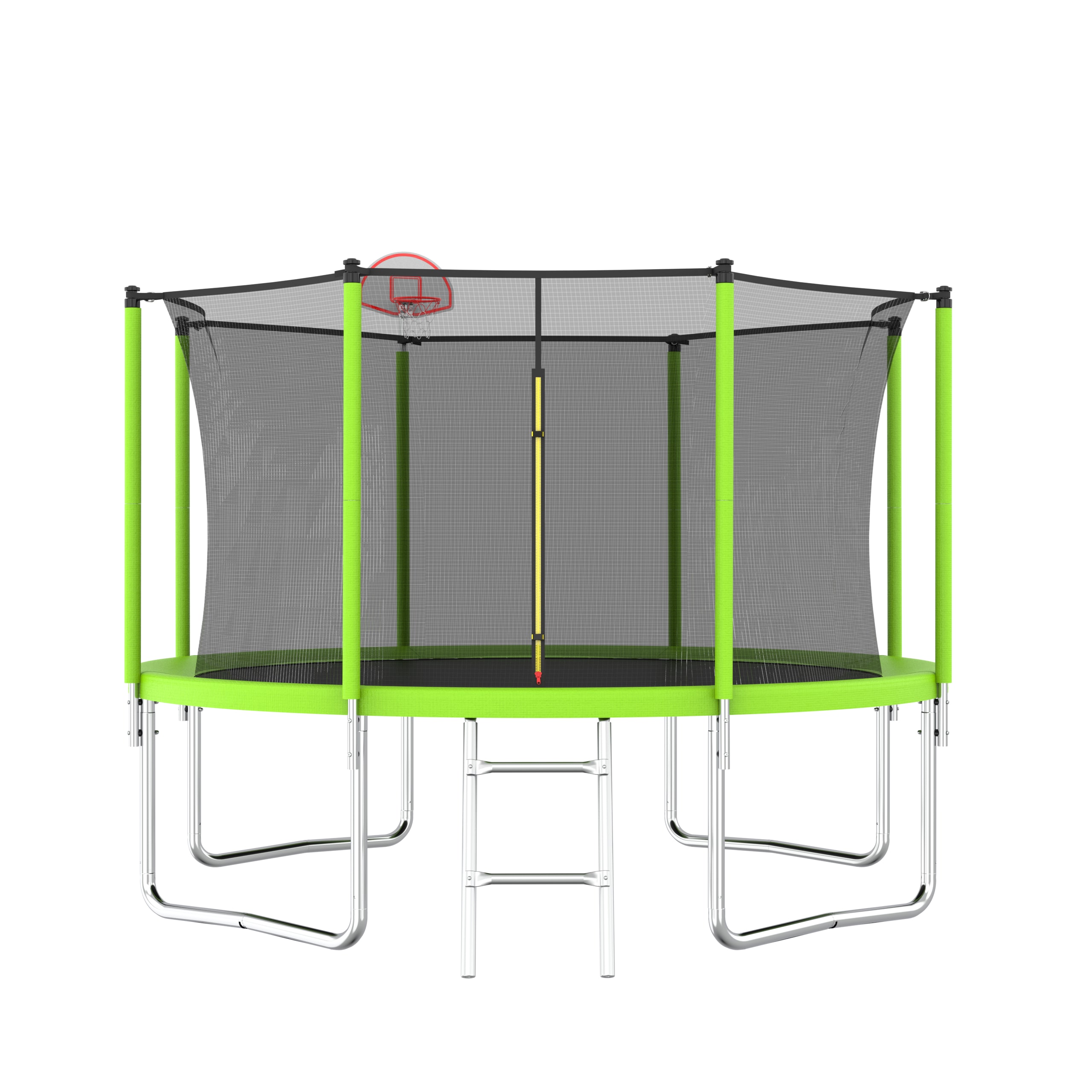 Runesay AB06 Trampolines 10-ft Round Backyard in Blue