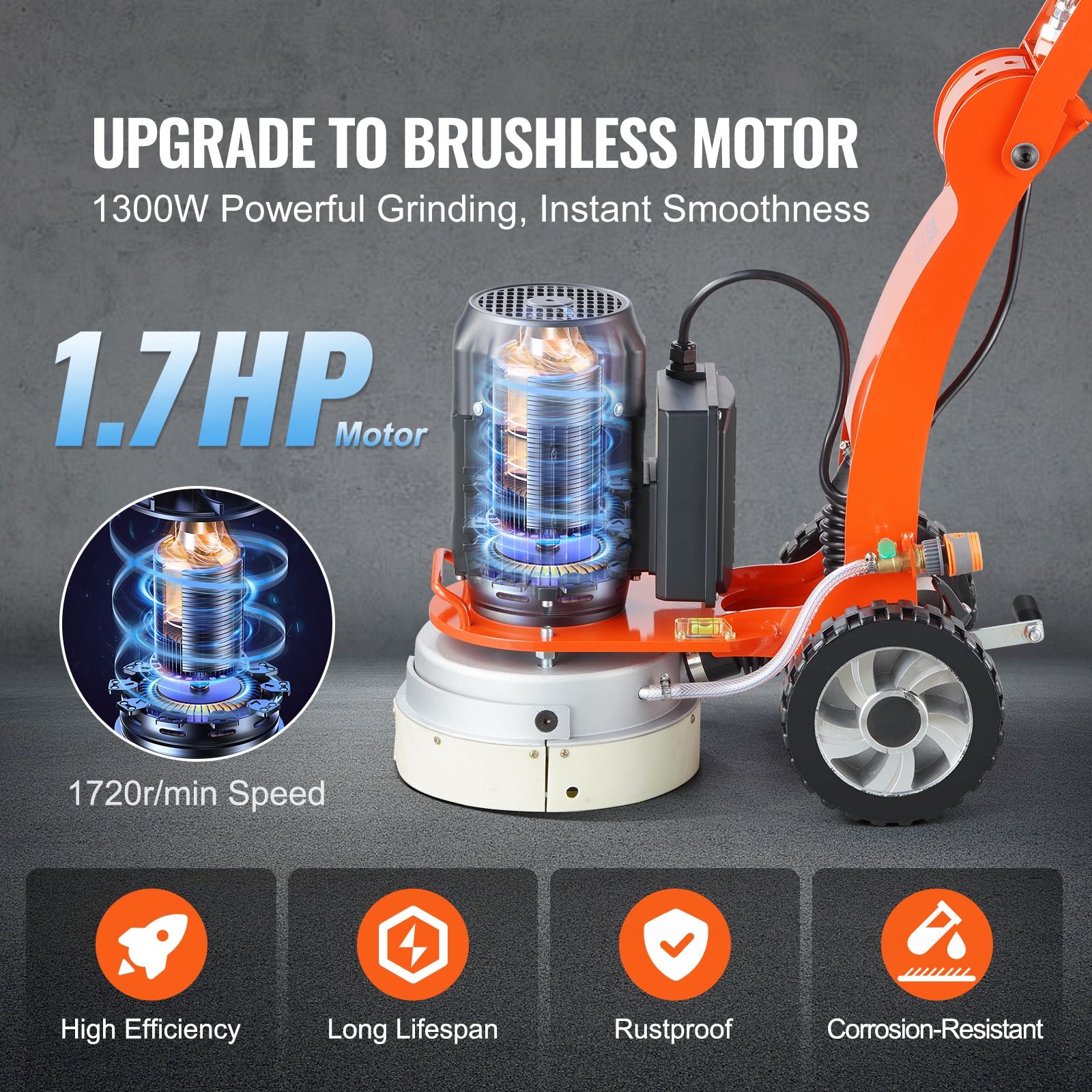 VEVOR HNTSGJJS1300C00IVV1 Corded-Polishers - View #4