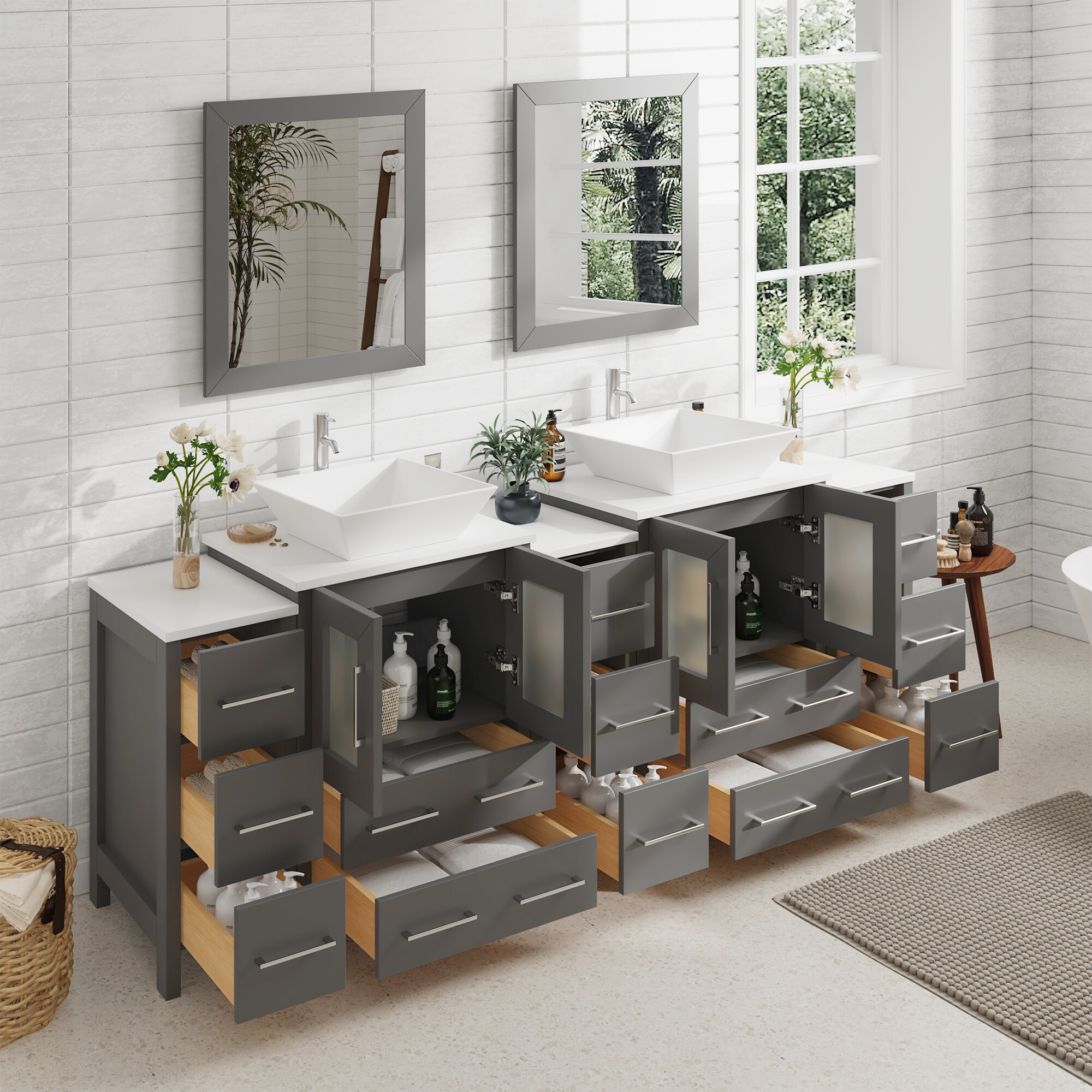 Vanity Art VA3124-84G Bath-Vanity-Combo - View #3
