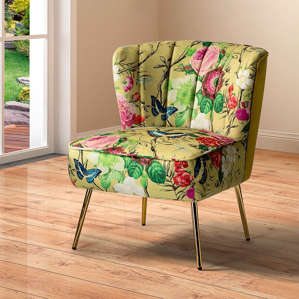 14 Karat Home CHM0015-MUSTARD Dining-Chairs - View #2