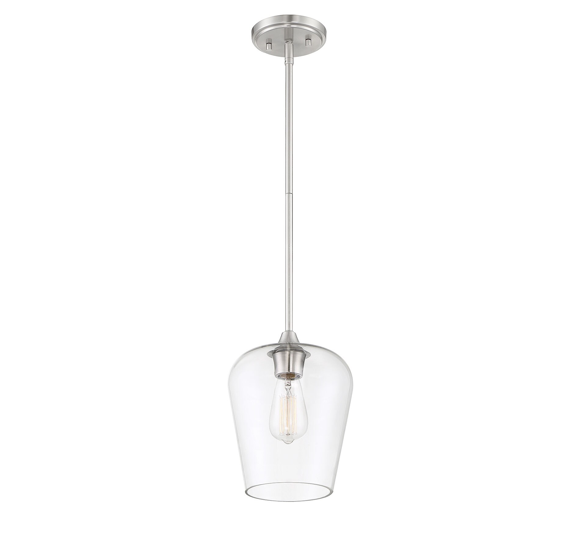 Savoy House Essentials 7-4036-1-SN Pendant-Lights - View #2