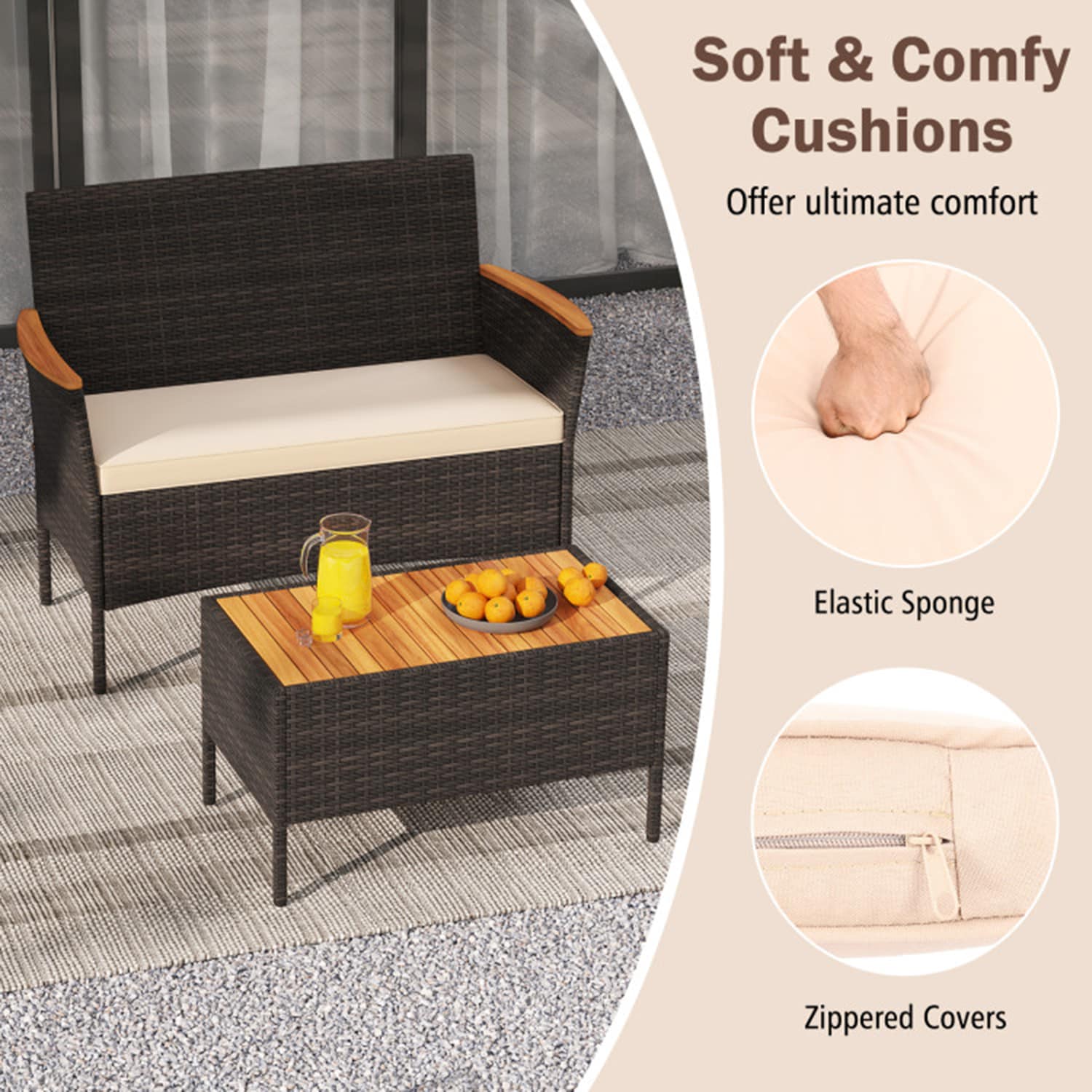 Mondawe MO-NP49+NP112 Patio-Conversation-Sets - View #4