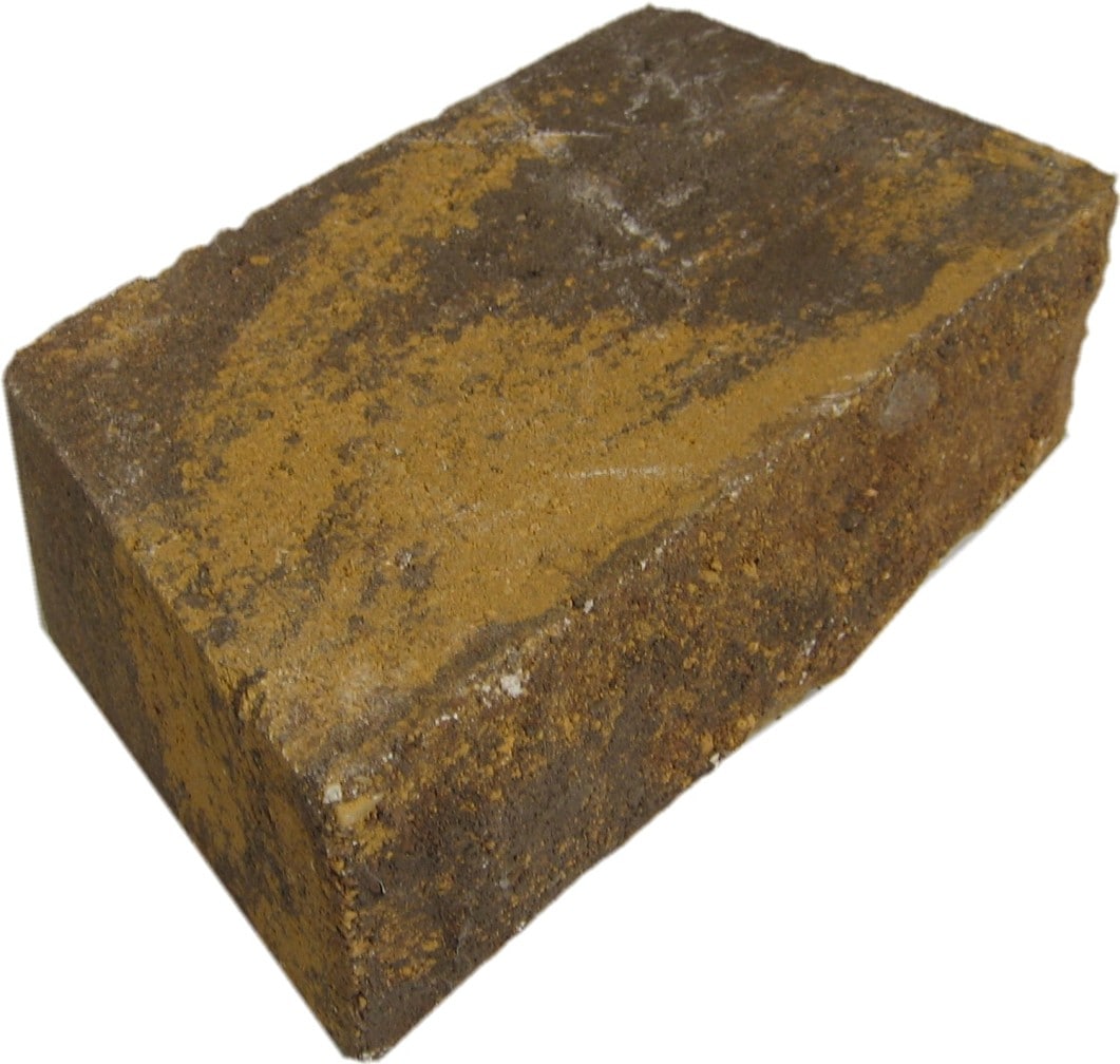 4.1-in H x 12-in L x 6.8-in D Harvest Blend Concrete Retaining Wall Block in Brown | - Lowe's 30505