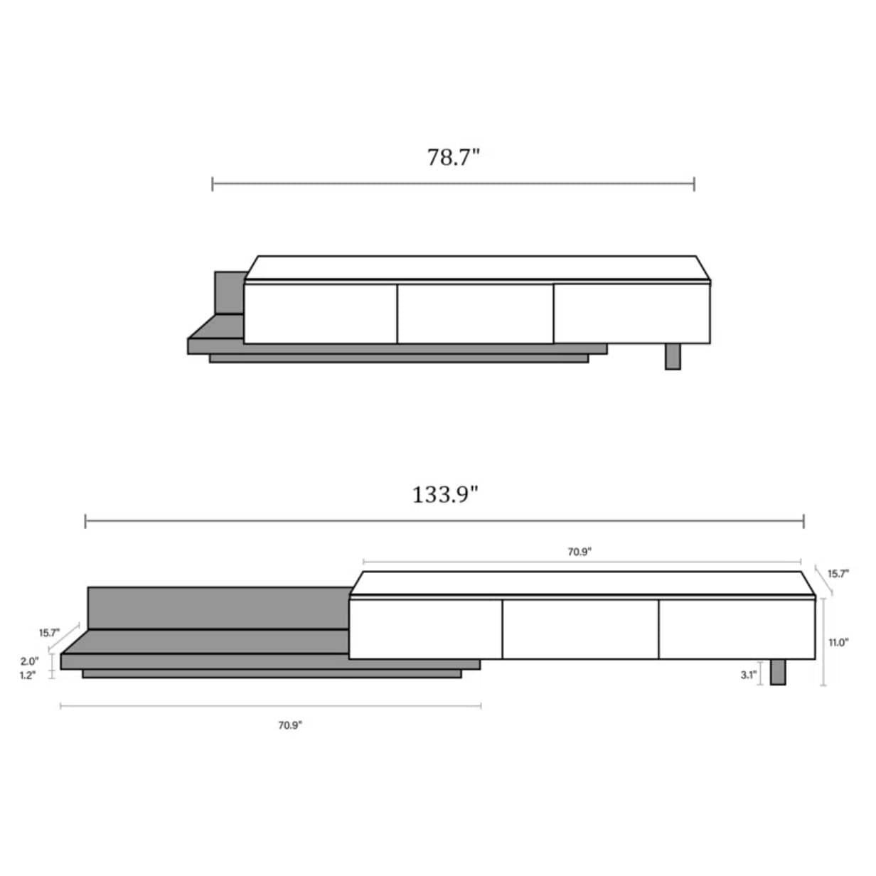 Oizaye DB-HSX-TVS-5305BDFL Tv-Stands - View #14