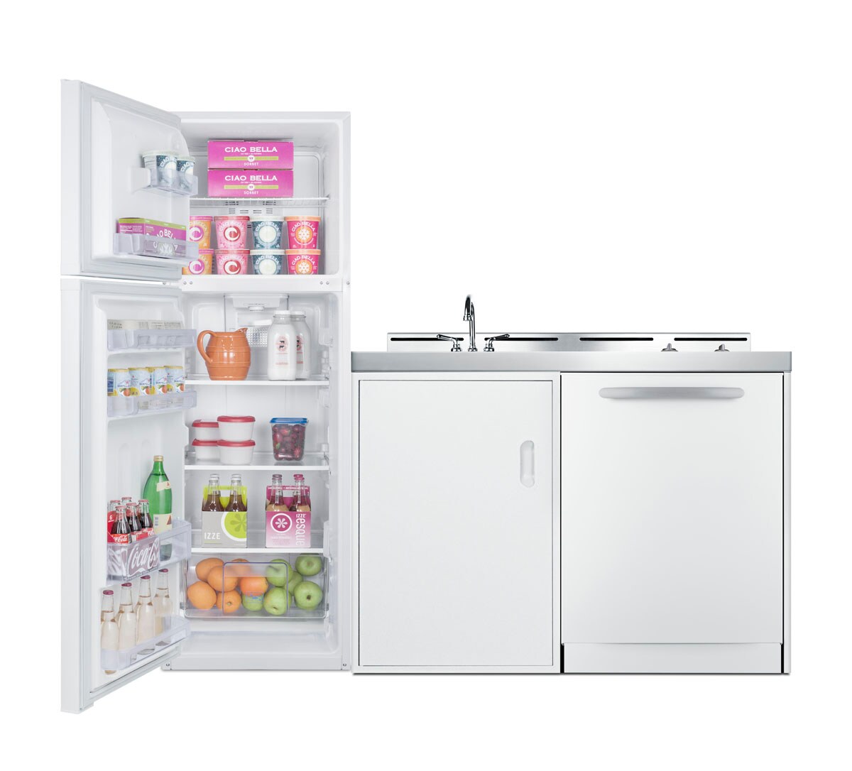Summit FF946W Top Freezer Refrigerator - 8.8 cu ft - White