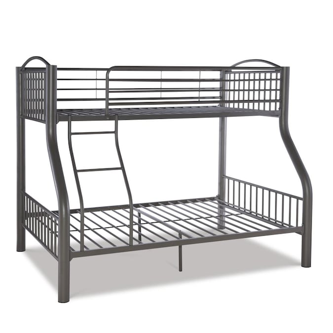 Powell Youth Furniture Pewter Twin Over, Powell Full Over Bunk Bed