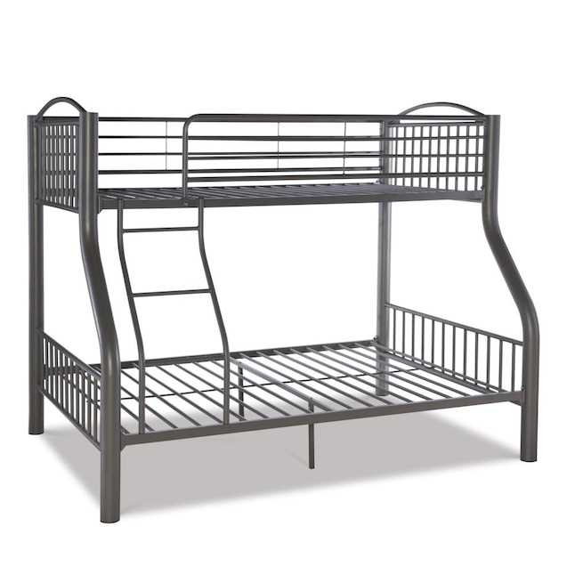 Powell Youth Furniture Pewter Twin Over, Powell Full Over Metal Bunk Bed Multiple Colors Silver