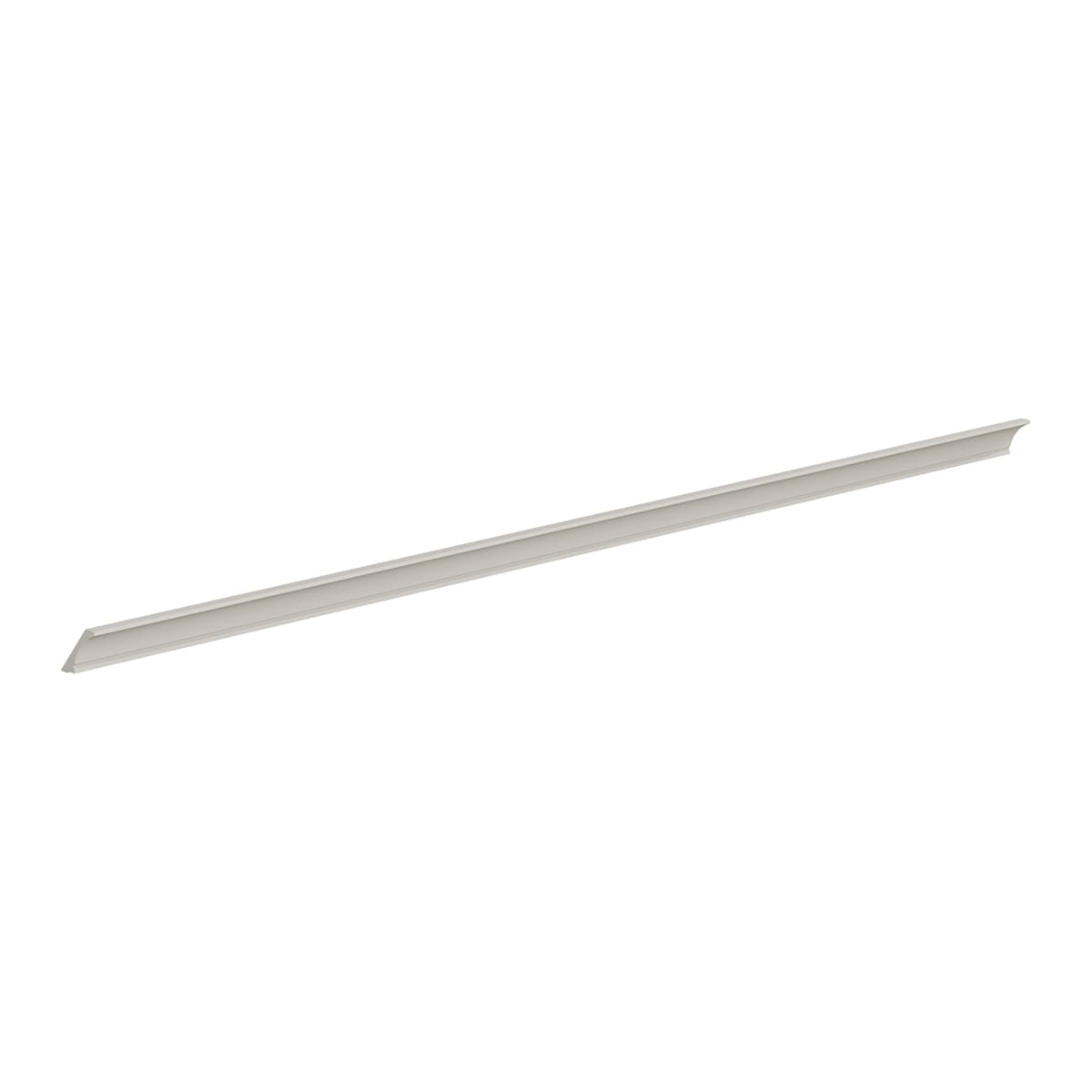 Whalen CLICK-IT LWSCLICK-70G Windsor Lane Cabinet Crown Moulding 96-in W x 3-in H x 1.5-in D Light Gray Painted (Shaker Crown Molding)