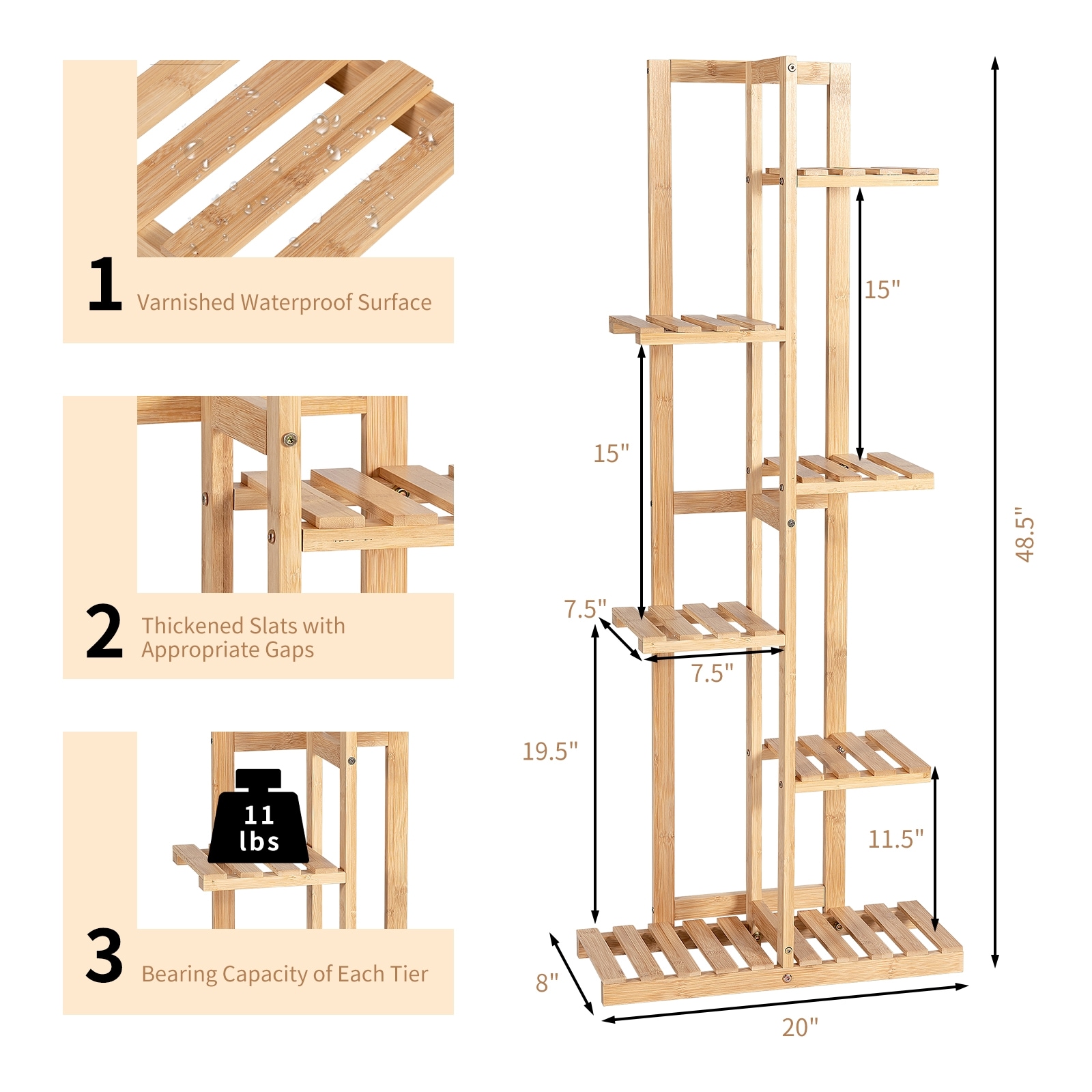 Forclover CTW-HZ10011 Plant-Stand - View #3