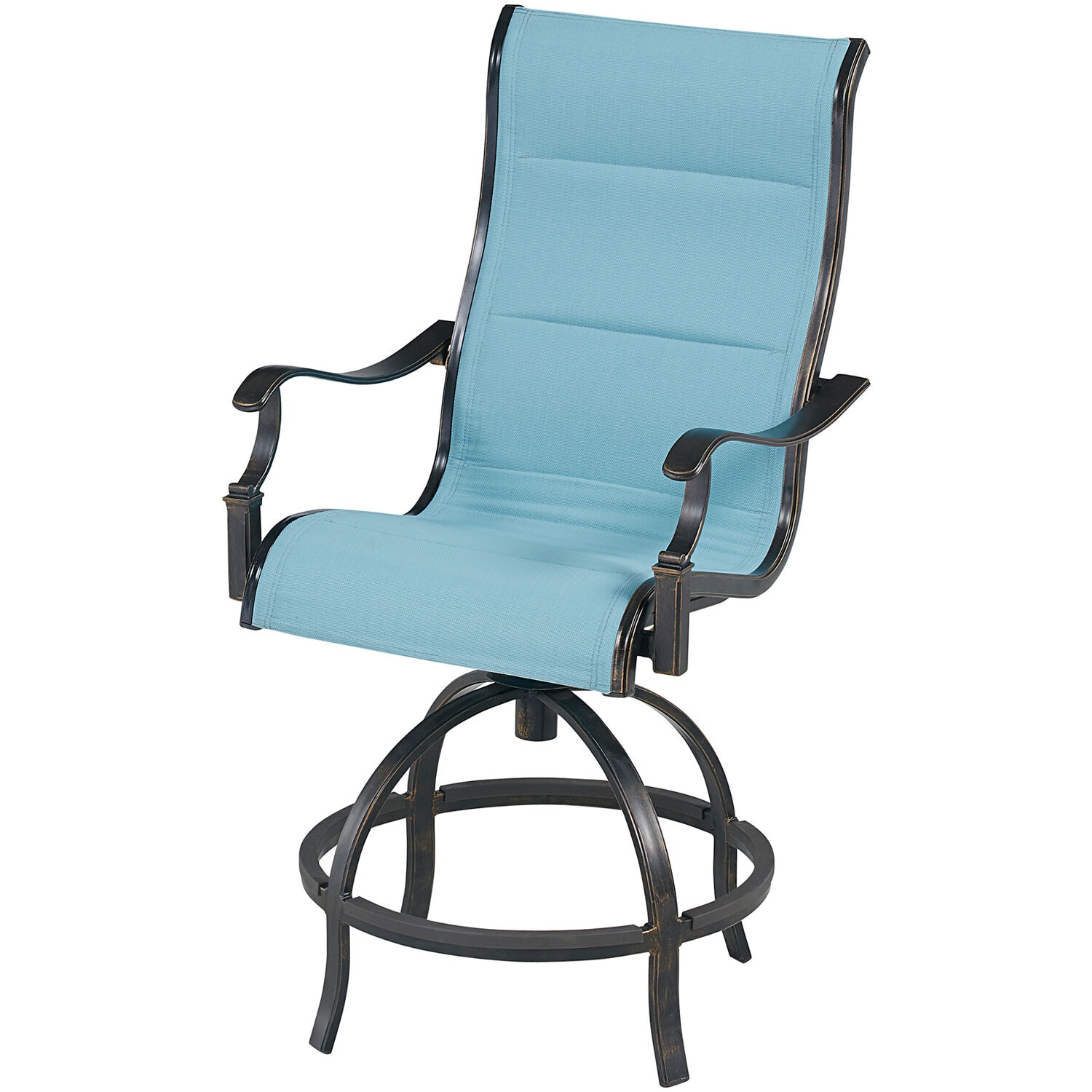 Hanover TRADDN3PCPDBR-BLU Patio-Dining-Sets - View #8