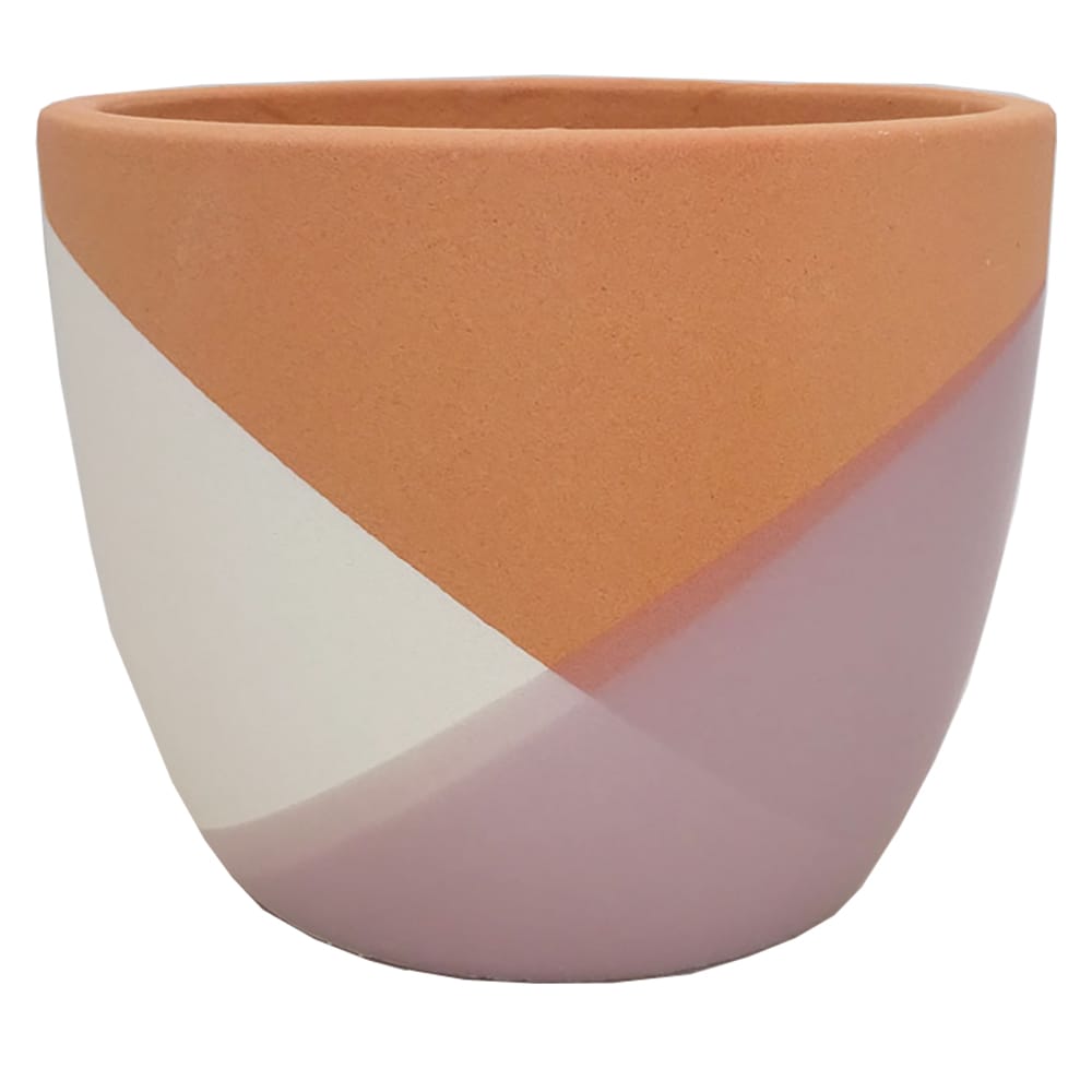 Origin 21 2353 TRB2 Round 8.1-in W x 7.1-in H x 8.1-in D Multiple colors/finishes Ceramic Indoor/Outdoor Planter