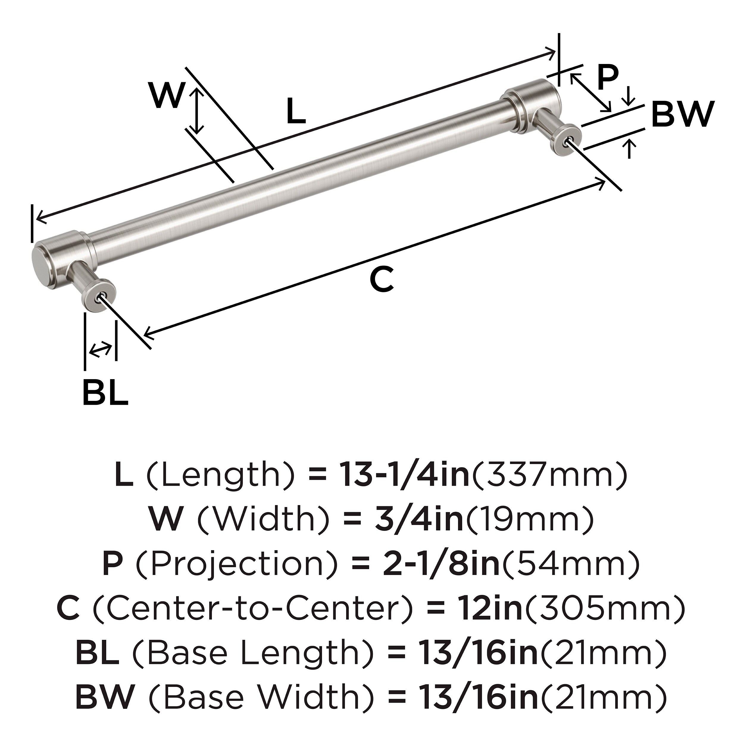 Amerock BP37470G10 Cabinet-Pulls - View #4