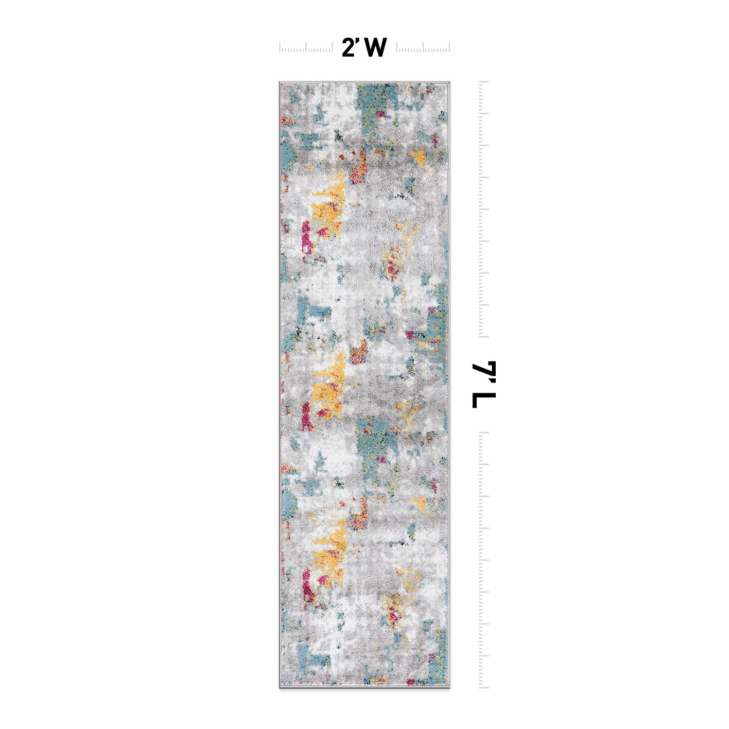 World Rug Gallery 938MULTI2X7 rugs - View #3