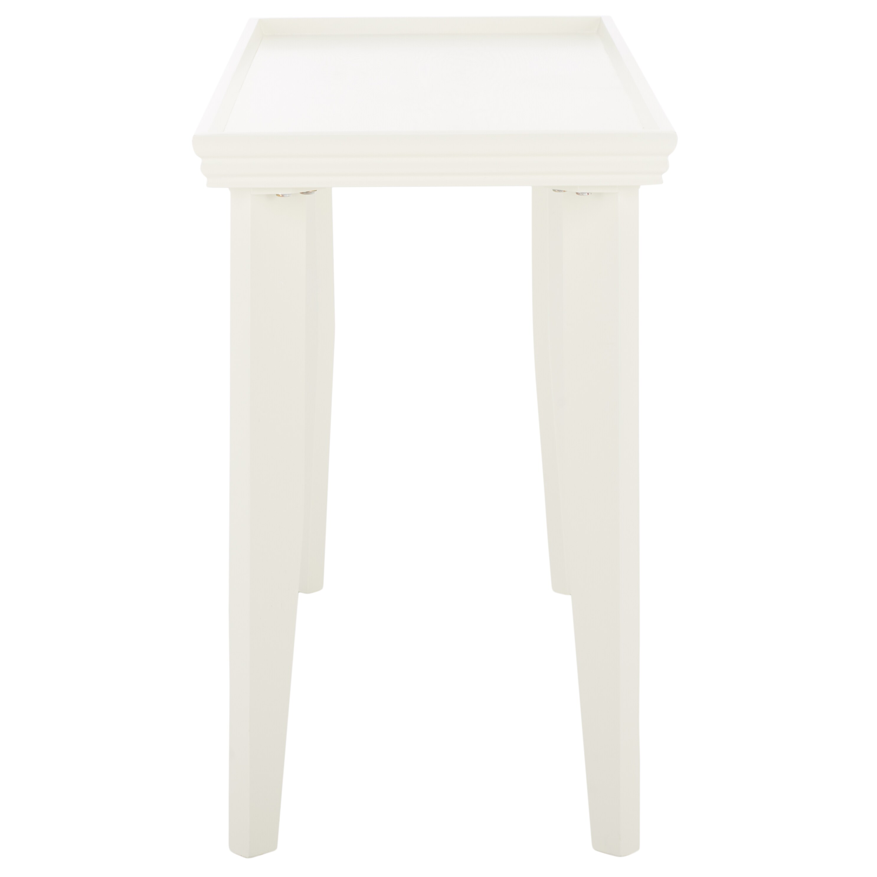 Naios Ivory Rectangular Wood Console Table