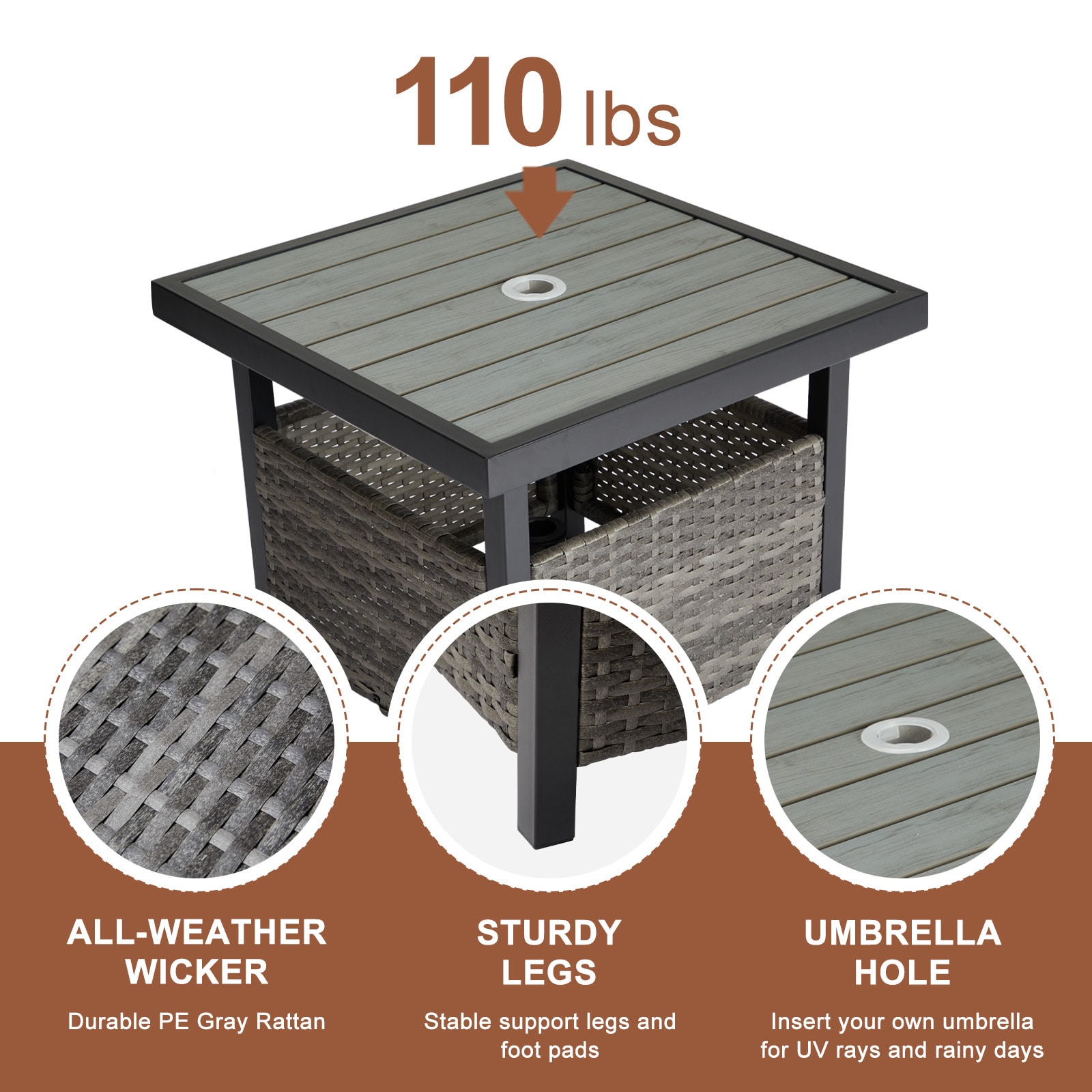 Winado LO1G56000663 Patio-Tables - View #3