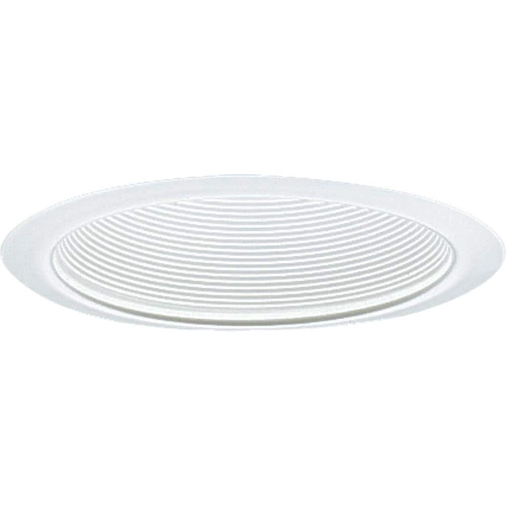 Progress Lighting P8063-28 6-in White Baffle Recessed Light Trim