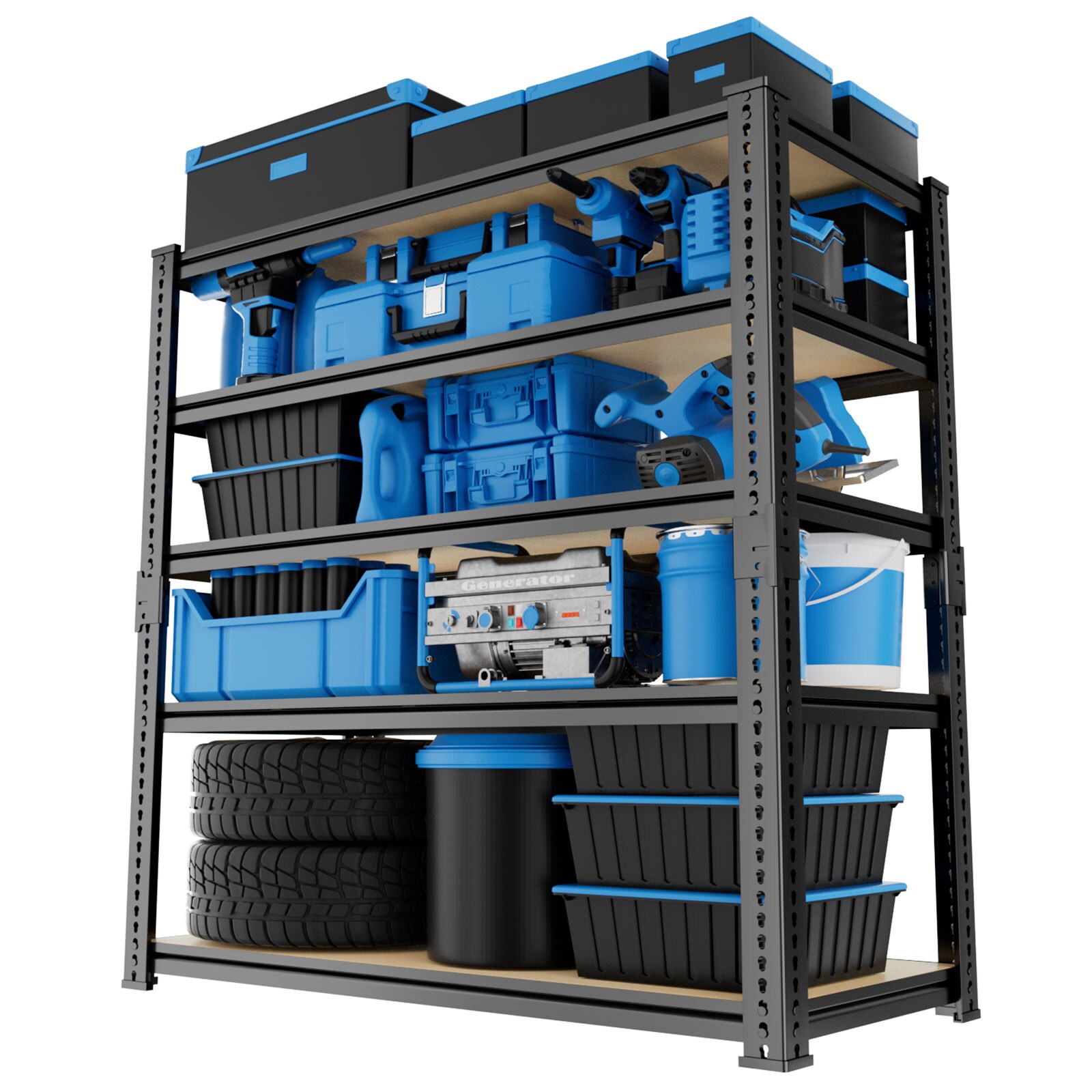 LOVMOR 36MDF-HDMS-PLR Free-Standing-Shelving - View #2