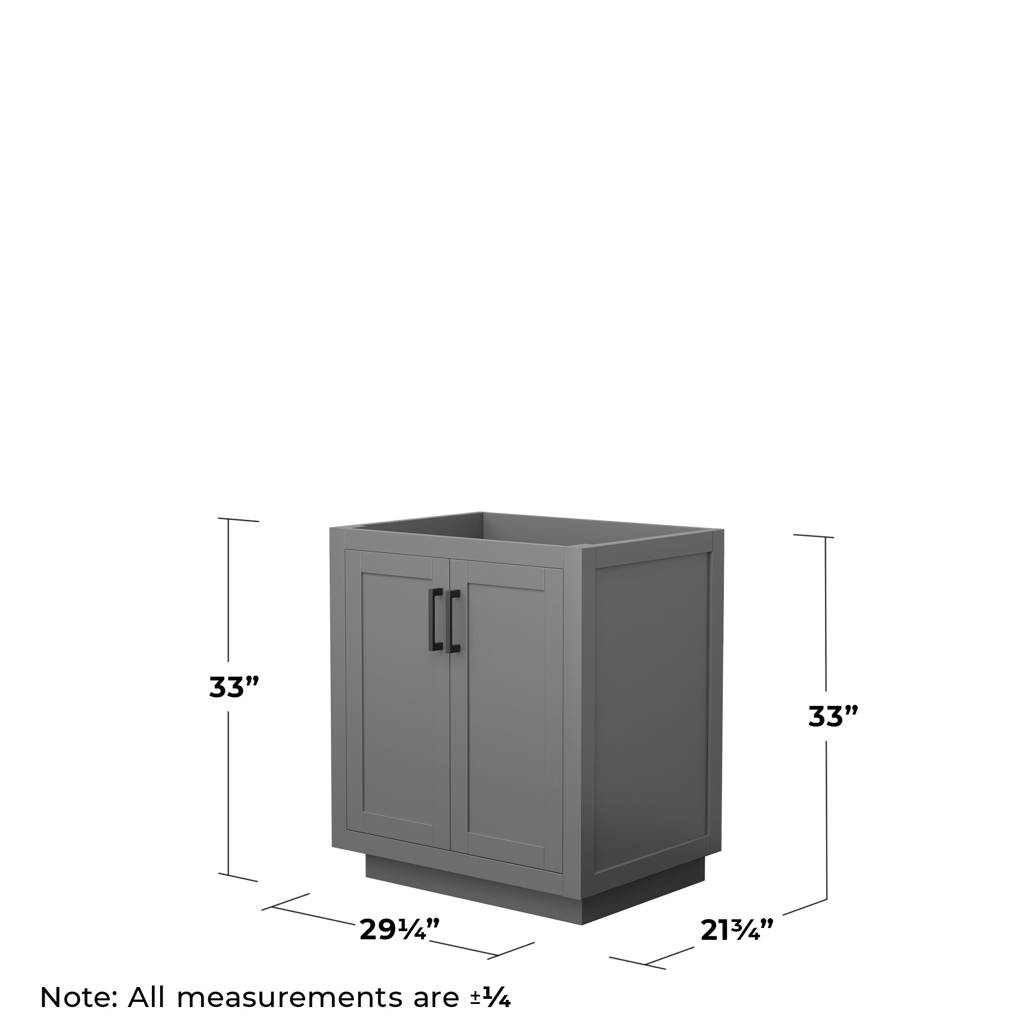 Wyndham Collection WCF292930SGBCXSXXMXX vanities - View #3