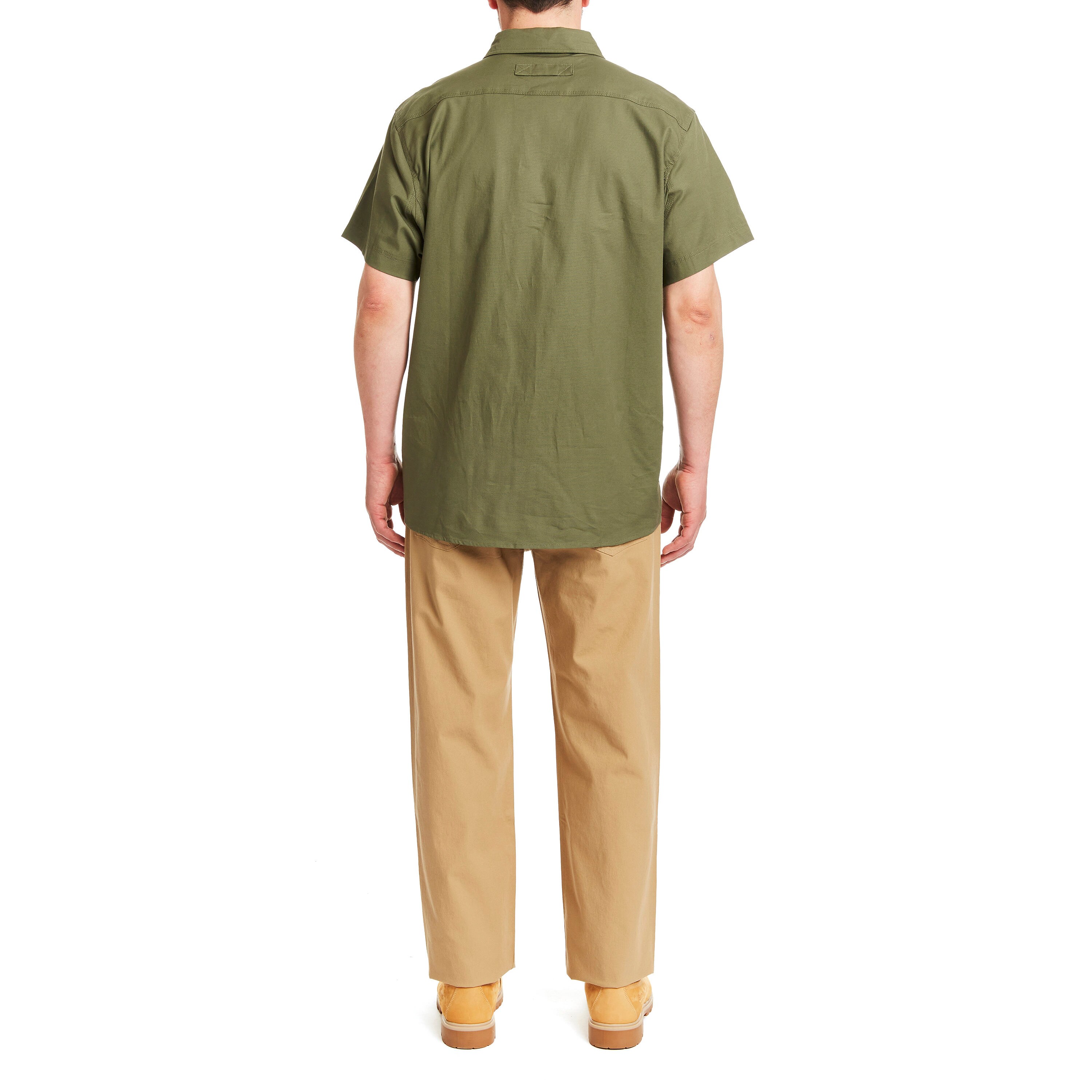 Smith's Workwear Men's Relaxed Fit Black Olive Stretch Canvas Work