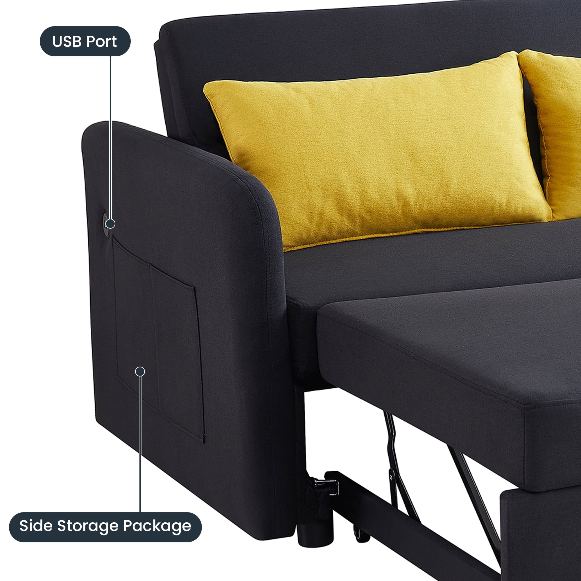 LIVIZA GGJD003BK Sofas-Loveseats - View #7