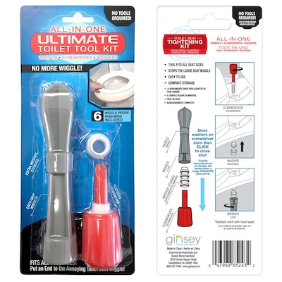 Ginsey All-in-One Toilet Seat Tightening Kit