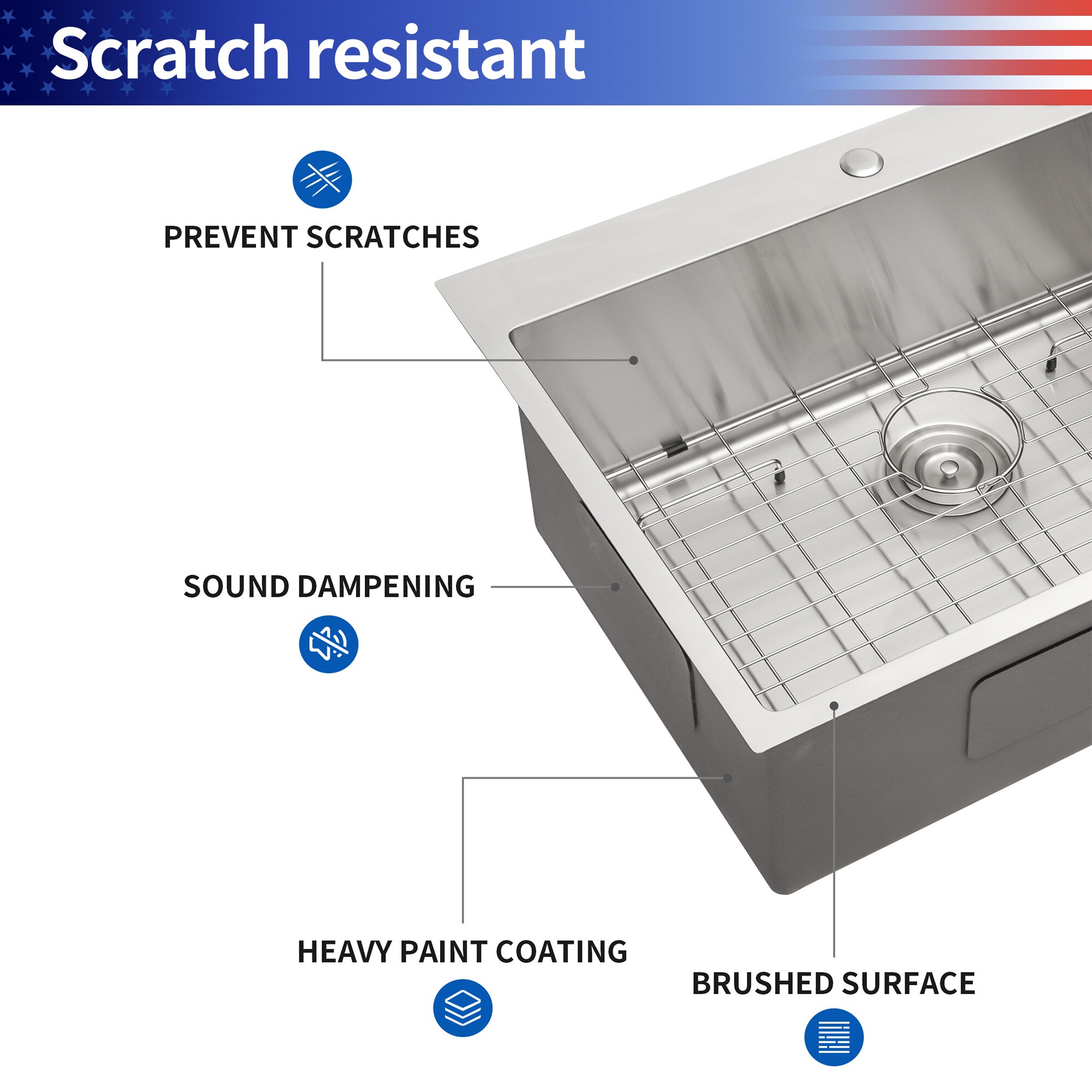 Rainlex RX-SS16-3022 Kitchen-Sinks - View #5