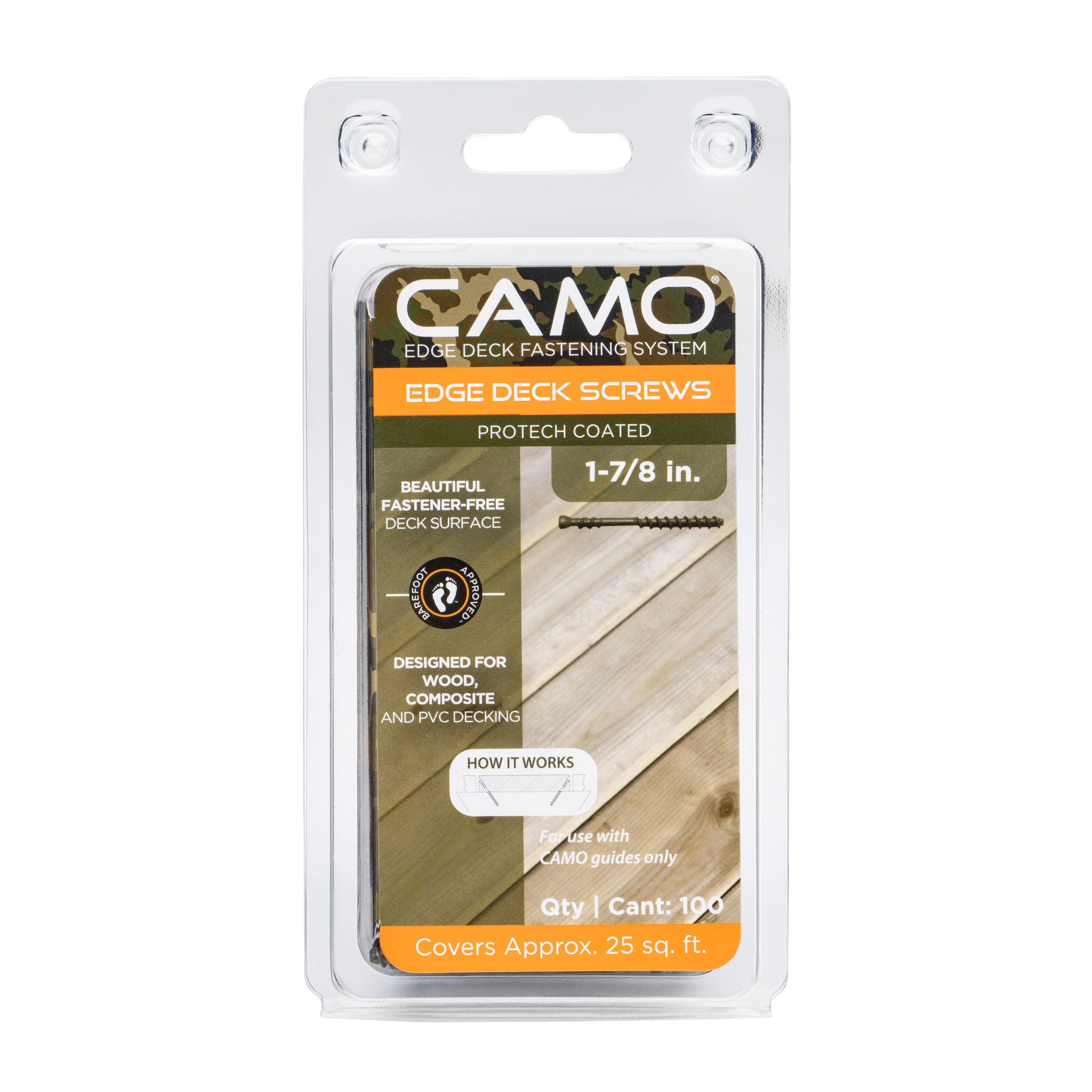 CAMO 0345120 #7 x 1-7/8-in Wood to wood Deck Screws ( 100 -Per Box )