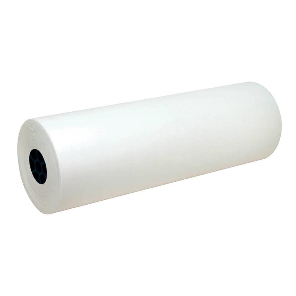 Pacon Lightweight Kraft Paper Roll, White, 24 In x 1000 Ft, 1 Roll at