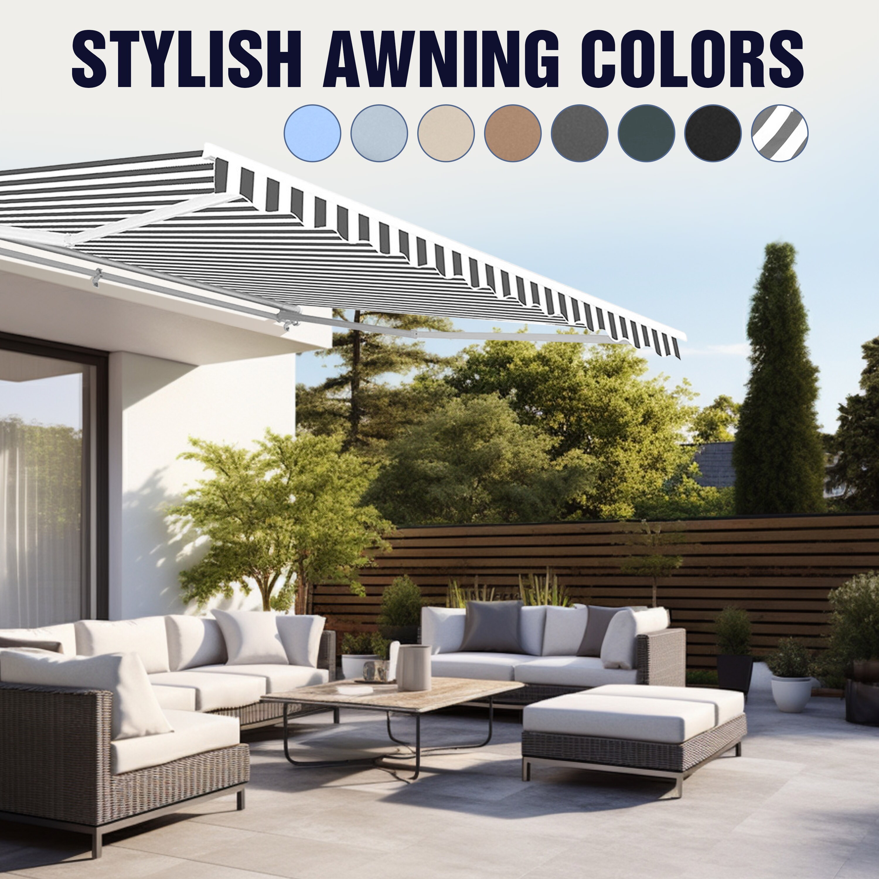ALEKO AWM10X8BK81-LO awnings - View #5